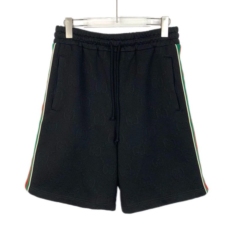 Gucci Gucci Size XS Black side stripe logo jiaxad full print dra Size US 27 - 1 Thumbnail