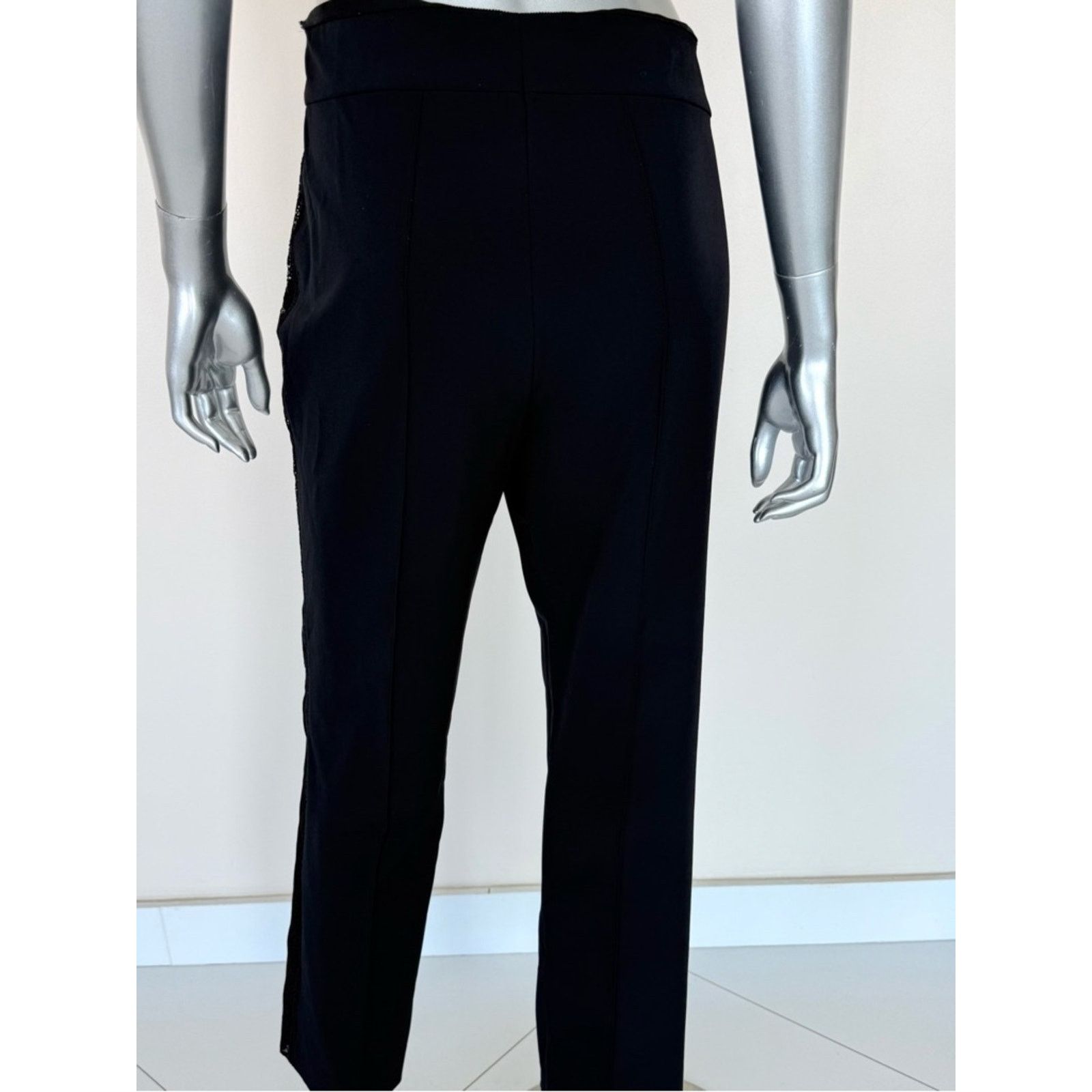 Escada Escada women pants with laces details size 40 or 10 US Size 32" / US 10 / IT 46 - 3 Thumbnail