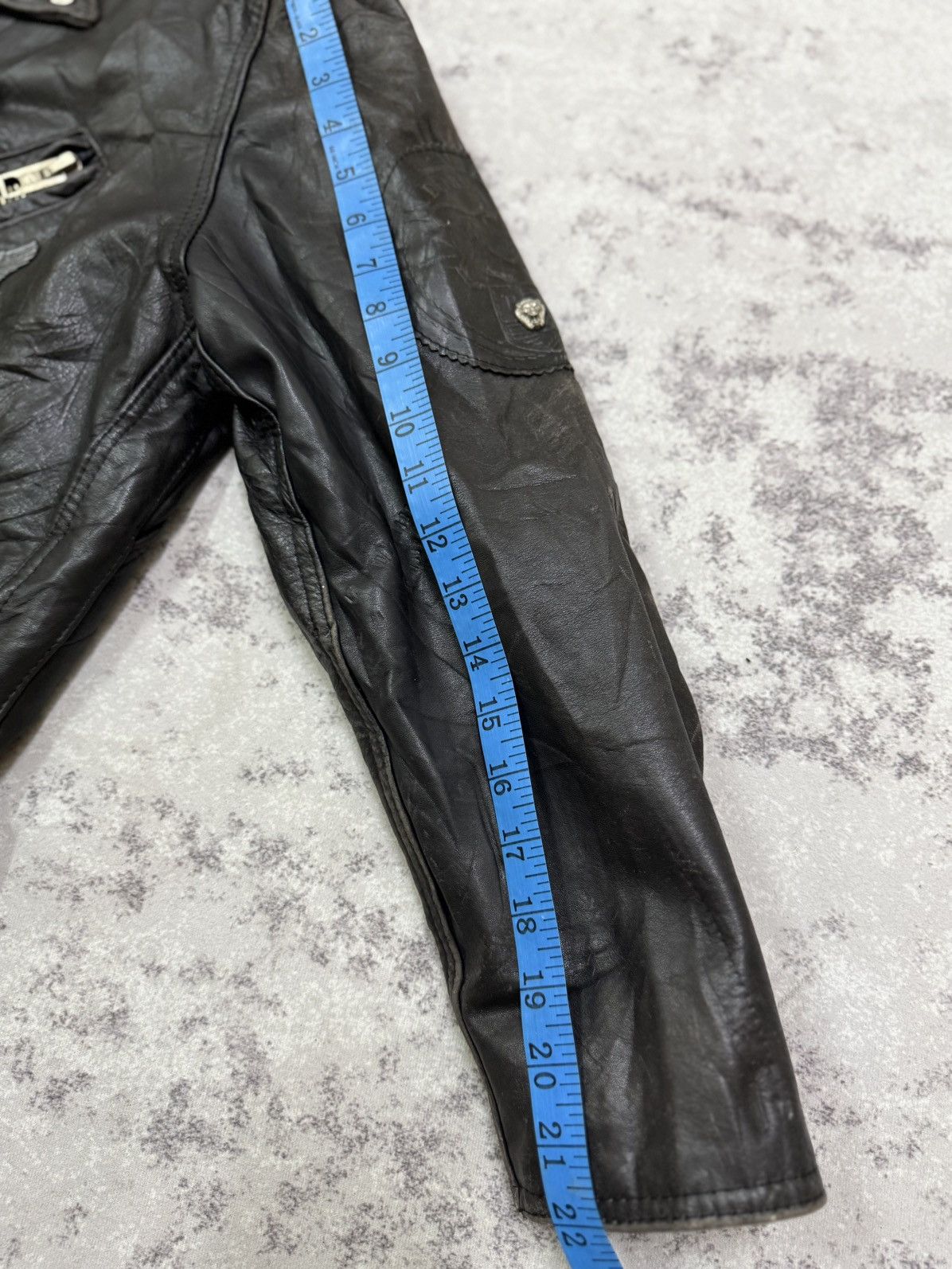 Parasuco Vintage Parasuco Double Colar Rider Jacket Leather Size US M / EU 48-50 / 2 - 20 Thumbnail