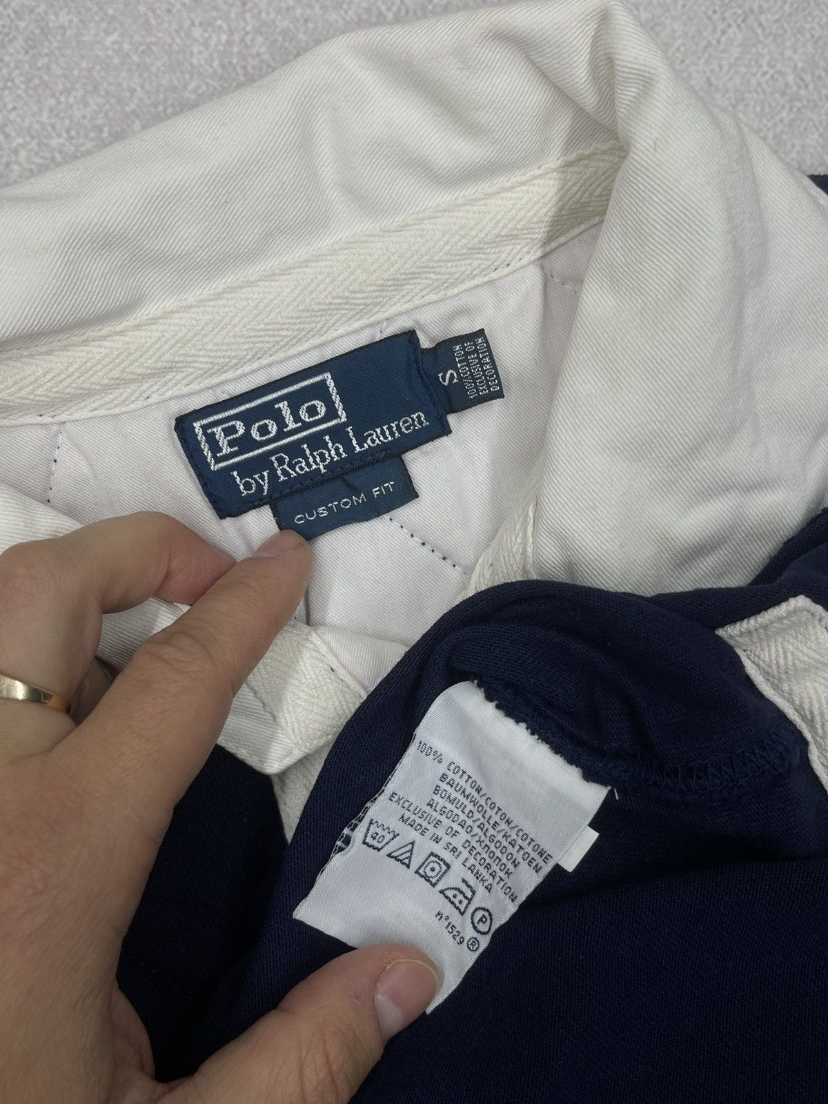 Polo Ralph Lauren Vintage Ralph Lauren Rugby Polo Longsleeve Navy Y2K Size US S / EU 44-46 / 1 - 10 Thumbnail