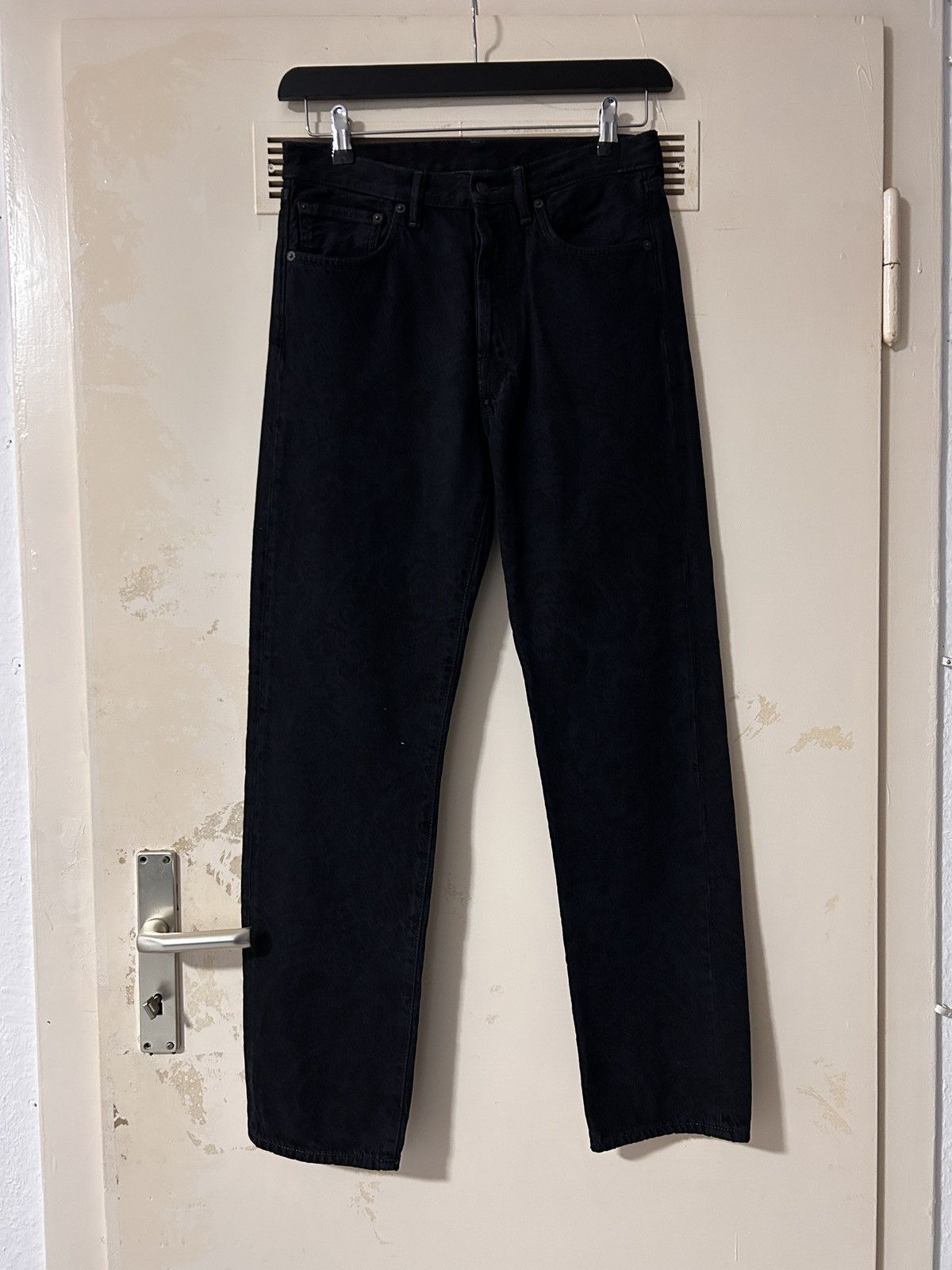 Acne Studios 1996 black paisley jeans 29x30