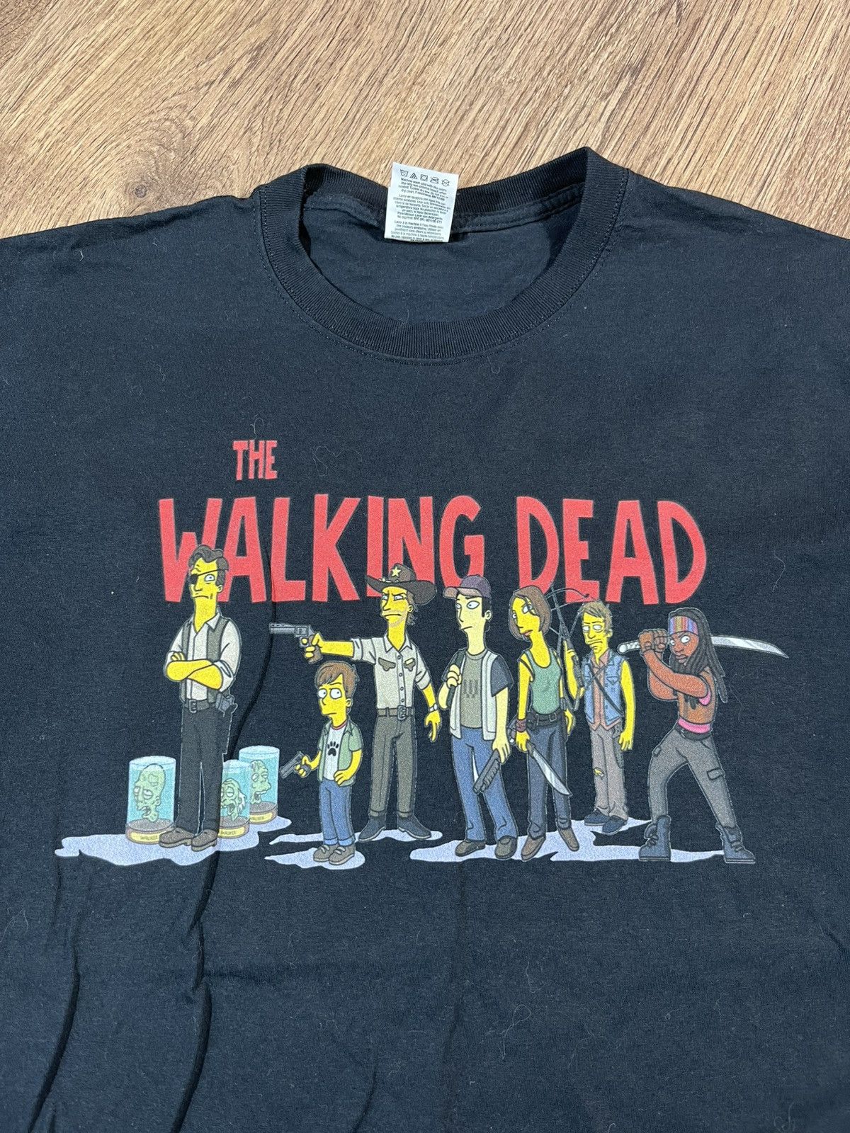The Simpsons × Vintage The Walking Dead Simpsons T Shirt Size US XL / EU 56 / 4 - 2 Thumbnail