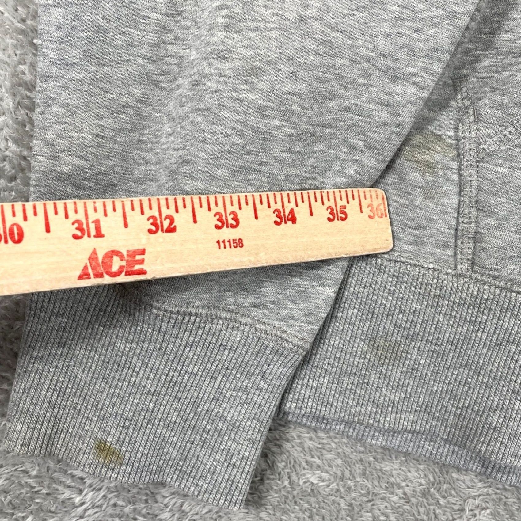 Nike VINTAGE Nike Hoodie Mens XL Gray Embroidered Swoosh Pullover Pocket Y2K Sportswear Size US XL / EU 56 / 4 - 3 Thumbnail