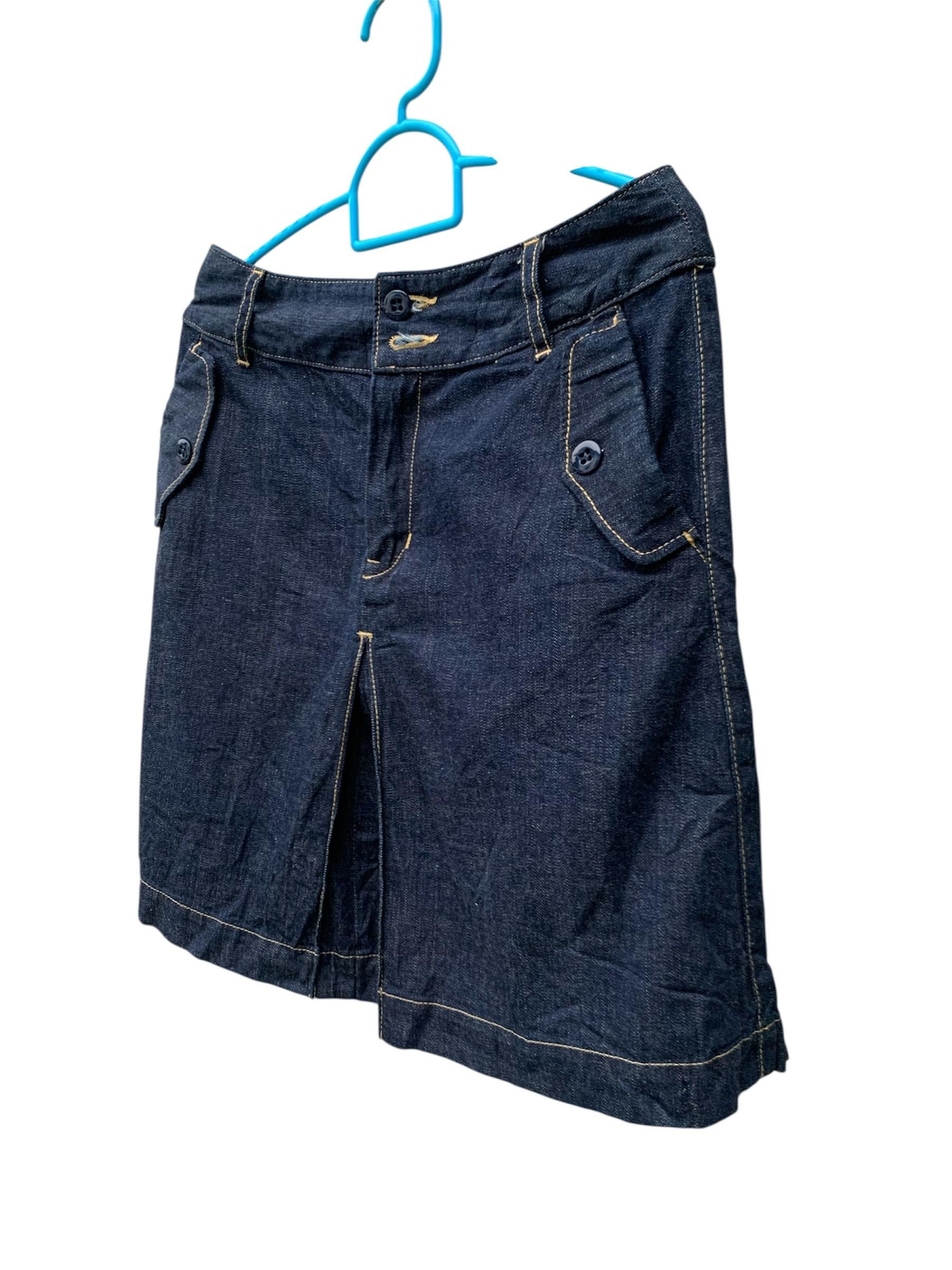Blue Blue Japan Vintage Blue Blue Mini Skirt Size 28" / US 6 / IT 42 - 4 Thumbnail