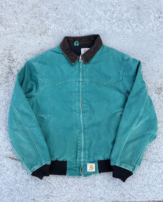 Vintage Vintage Carhartt Santa Fe jacket green | Grailed