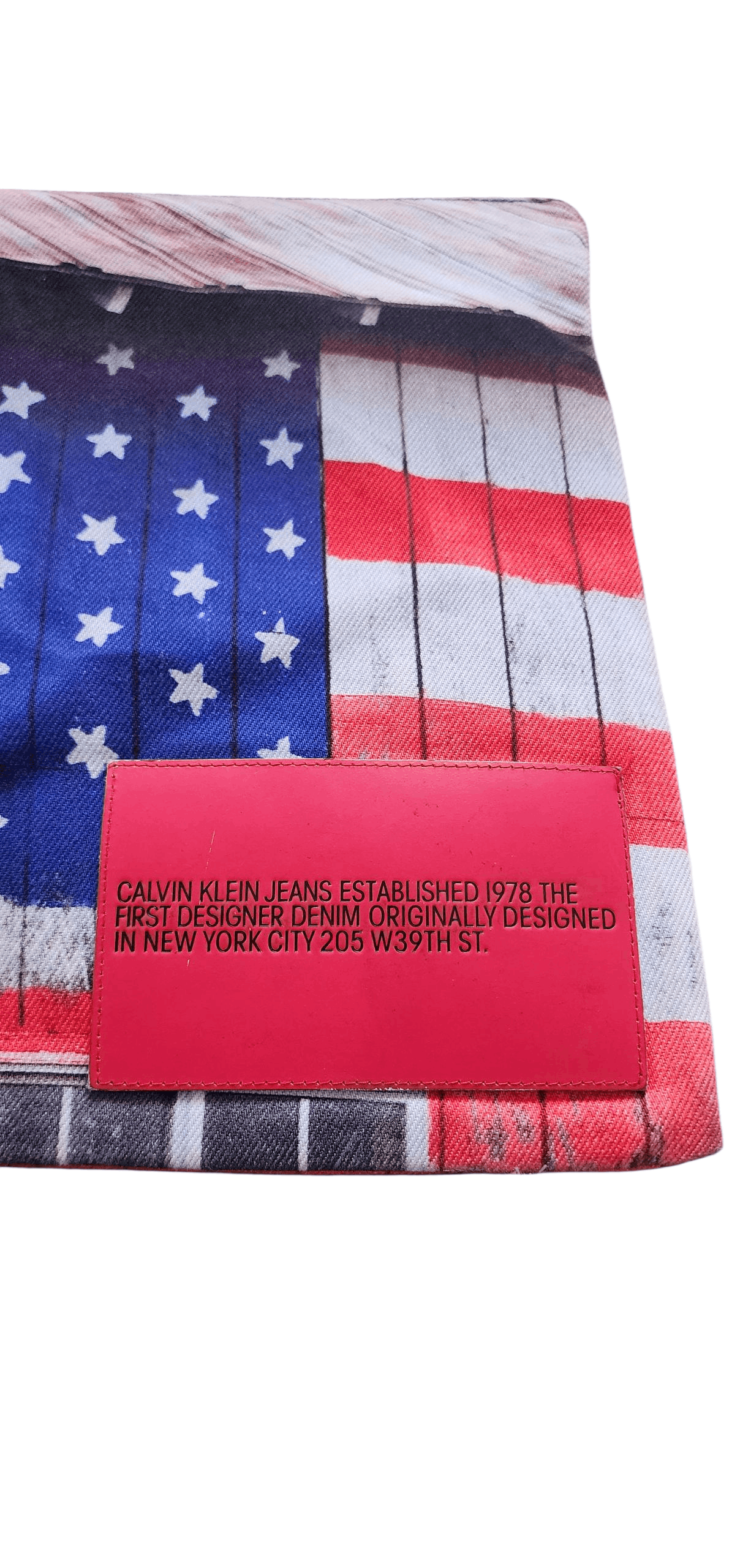 Calvin Klein 205W39NYC Calvin Klein 205W39NYC × Raf Simons USA Flag Print Clutch Size ONE SIZE - 2 Thumbnail