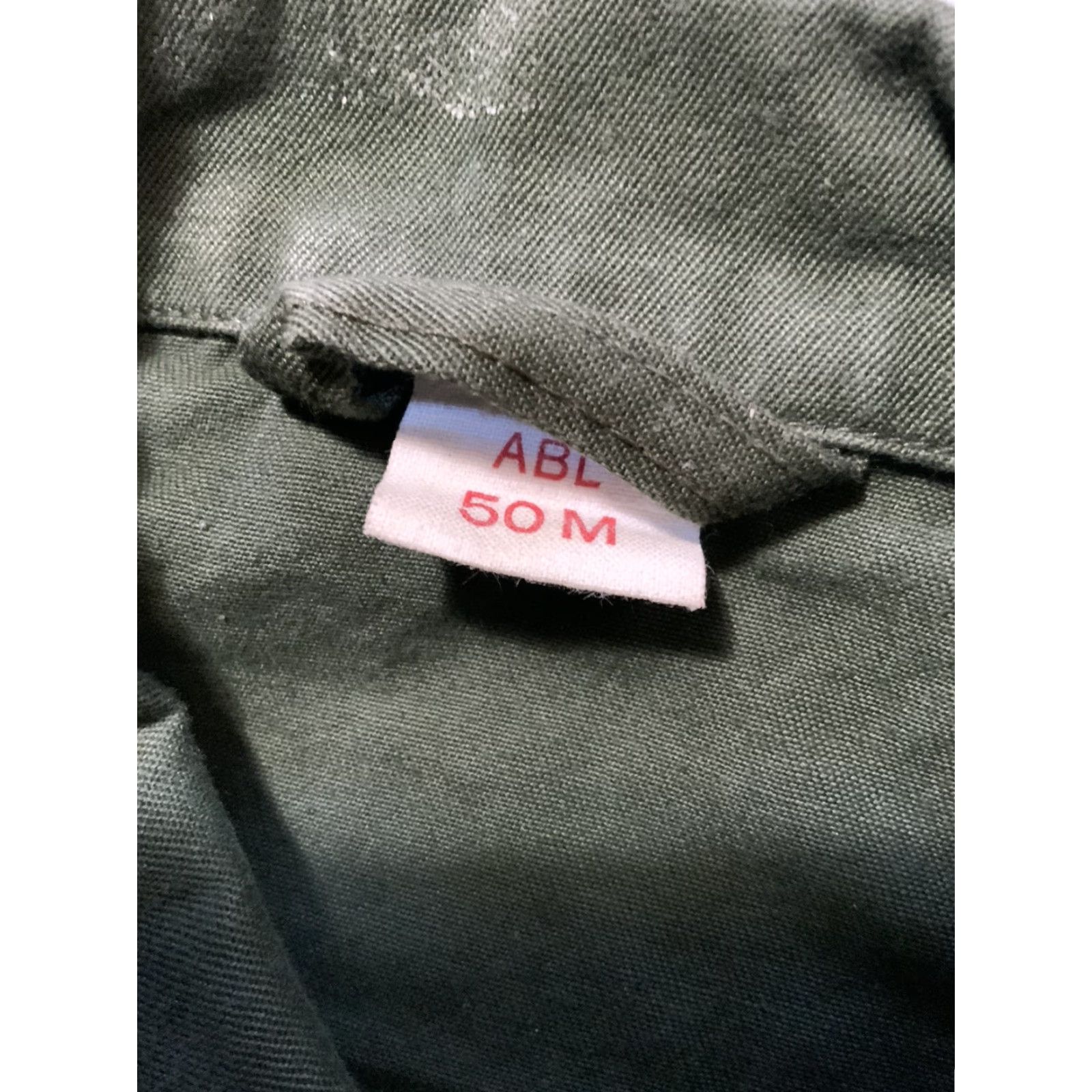 Vintage VINTAGE Belgium Army ABL Military Painted Green Field Shacket Shirt Jacket M 1984 1980s Green Mens Size US M / EU 48-50 / 2 - 5 Thumbnail