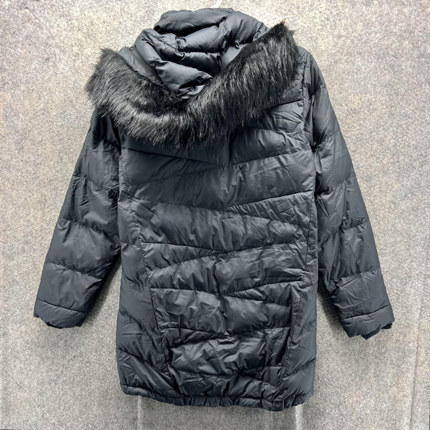 Vintage Columbia Parka Coat Womens XS Black Hooded Puffer Insulated Full Zip Winter Coat Size XS / US 0-2 / IT 36-38 - 7 Thumbnail