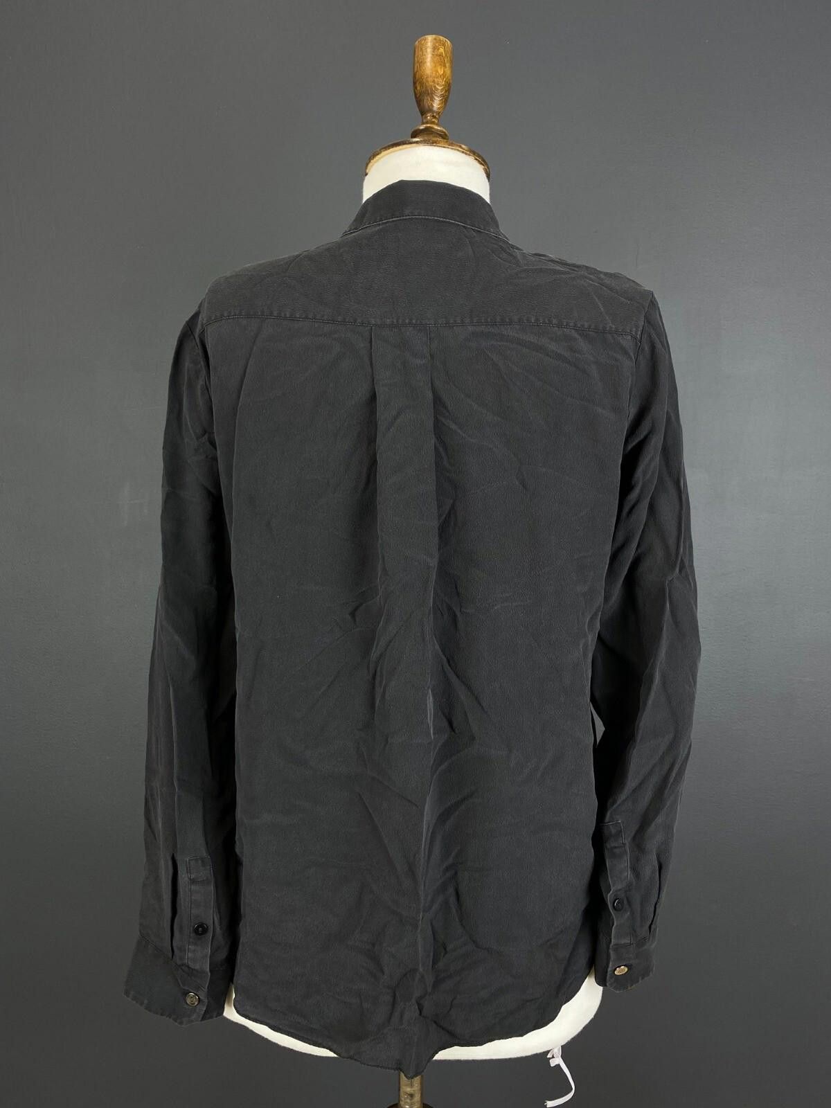 The Kooples The Kooples Black Lightweight Button Down Shirt Size M Size M / US 6-8 / IT 42-44 - 6 Thumbnail