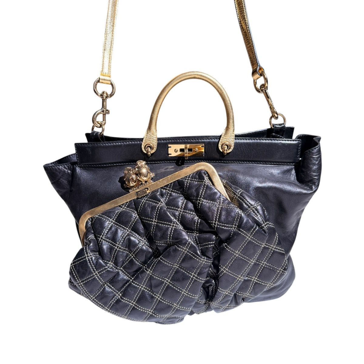 Marc Jacobs Limited Duffy frog leather tote Size ONE SIZE - 1 Thumbnail