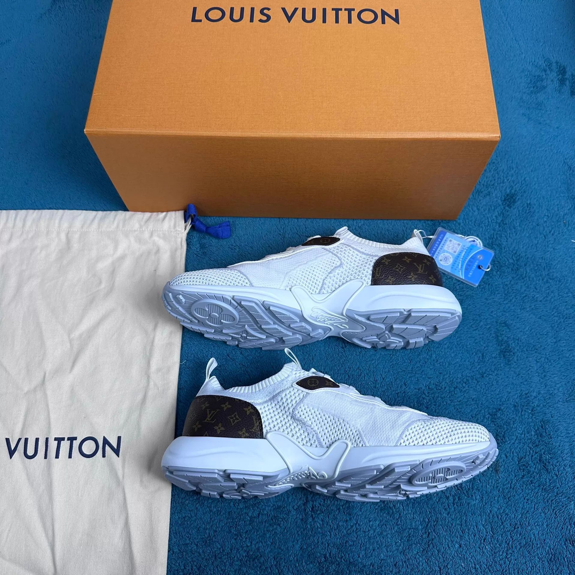 Louis Vuitton LV Olympia 26 low top white casual shoes new tried on Size US 8.5 / EU 41-42 - 3 Thumbnail