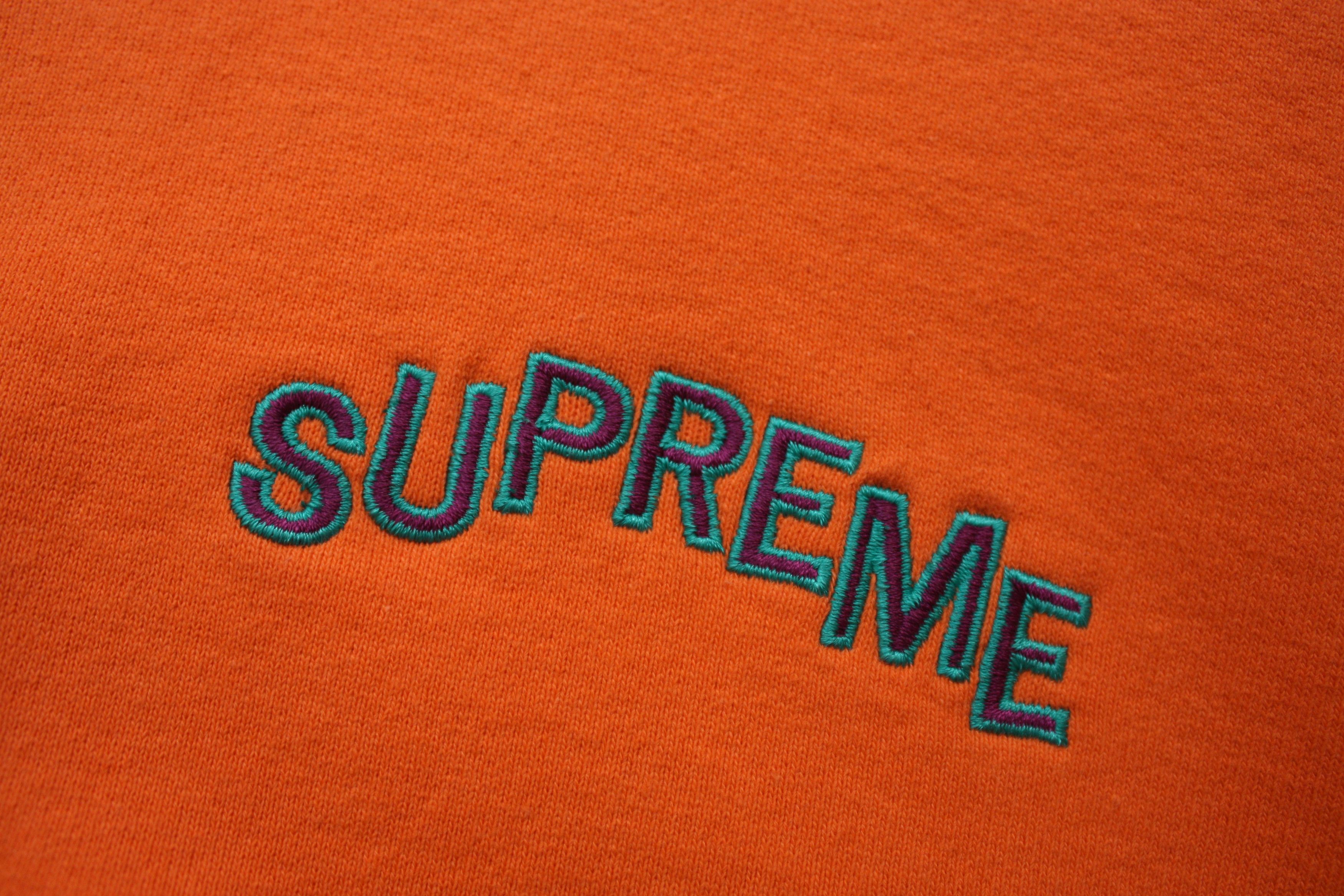 Supreme Supreme Step Arc Crewneck Bright Orange Men's FW17 Large Size US L / EU 52-54 / 3 - 5 Thumbnail
