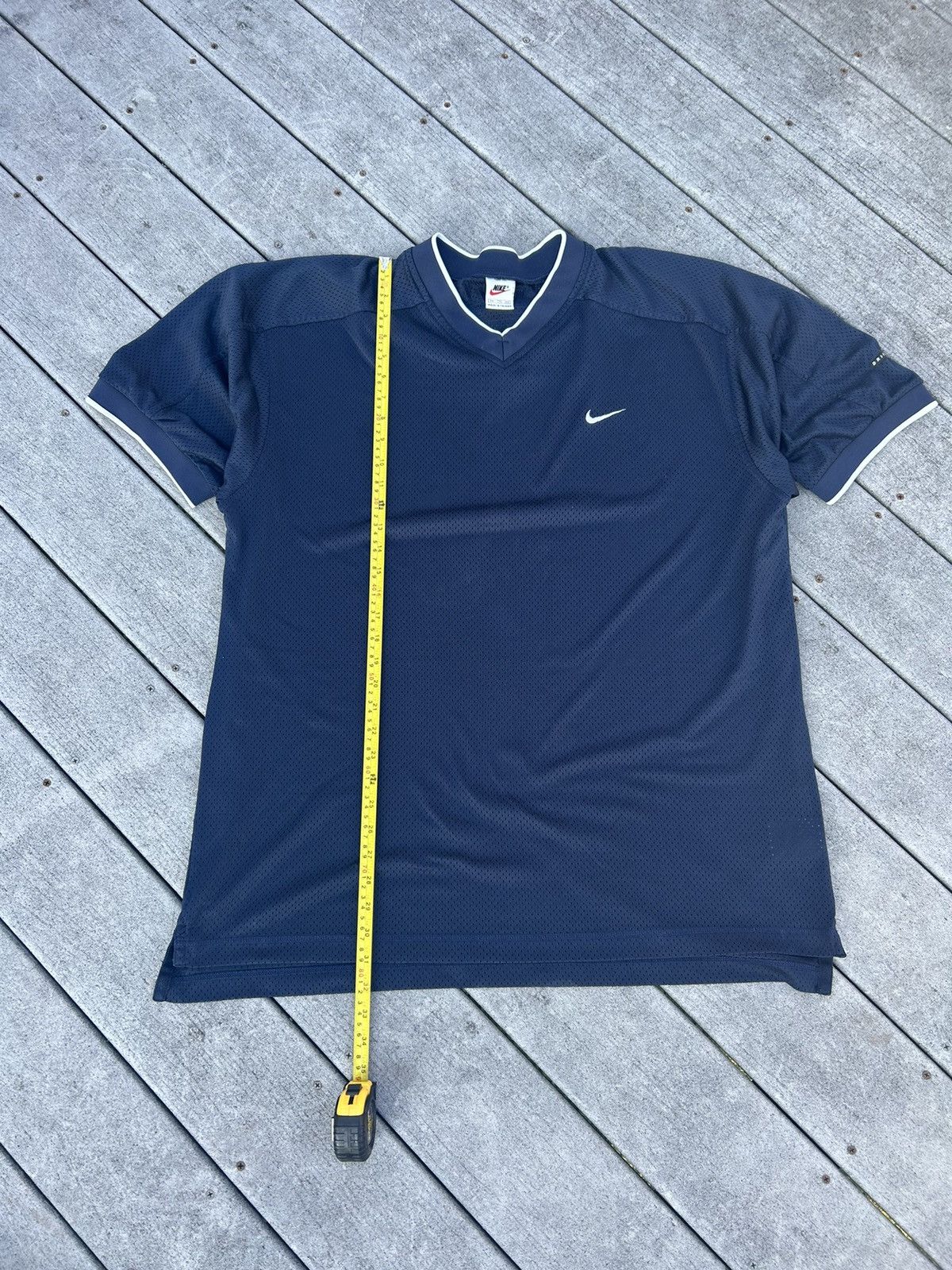 Nike × Vintage Vintage Nike Soccer Jersey Size US XL / EU 56 / 4 - 3 Thumbnail