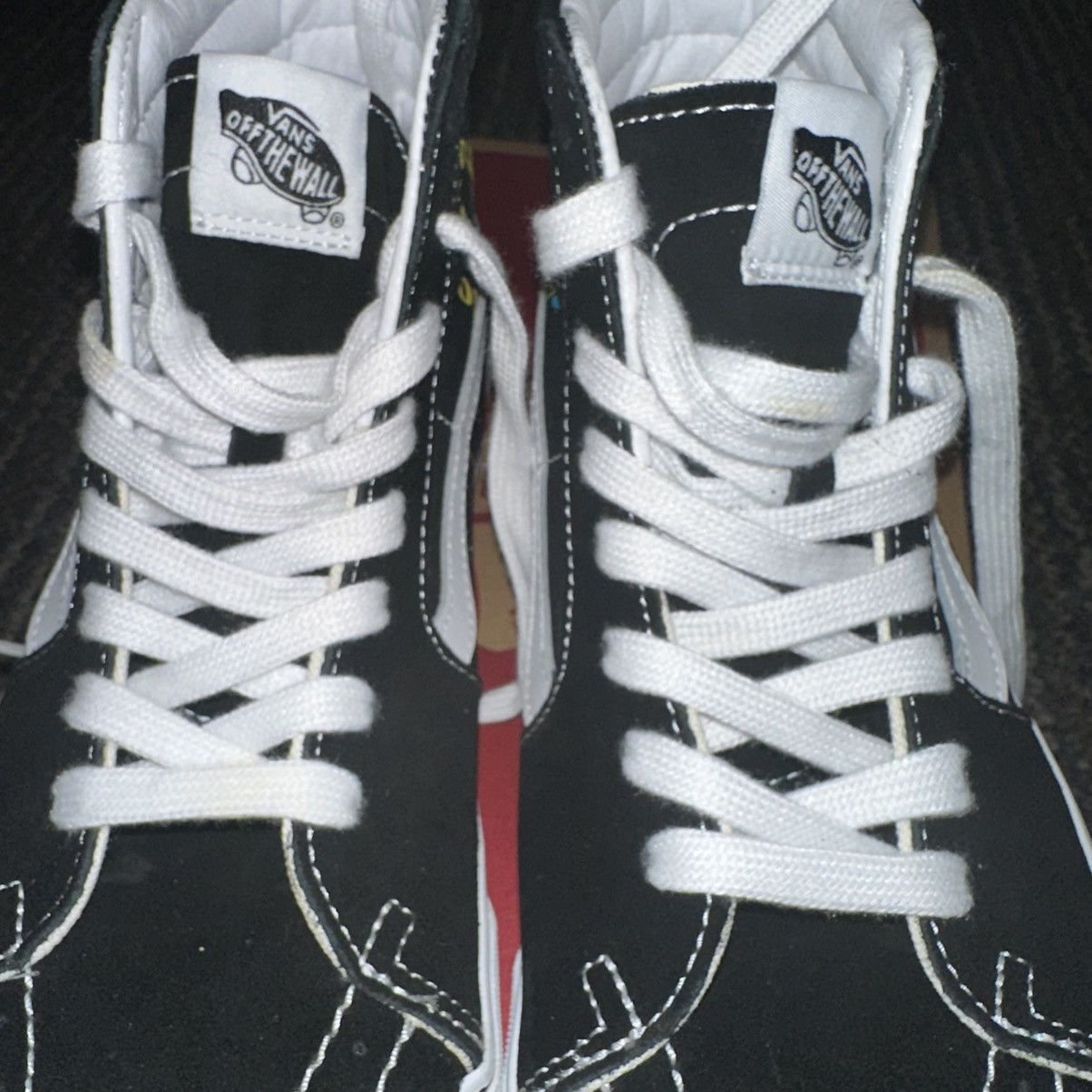 Vans × Zumiez Vans Sk8-Hi Better Day Black & White Skate Shoes Size US 10.5 / EU 43-44 - 7 Thumbnail