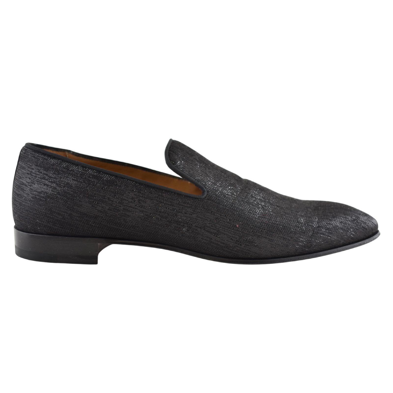 Christian Louboutin Christian Louboutin Black Shantung Diams Dress Loafer 43 10 Size US 10 / EU 43 - 1 Thumbnail