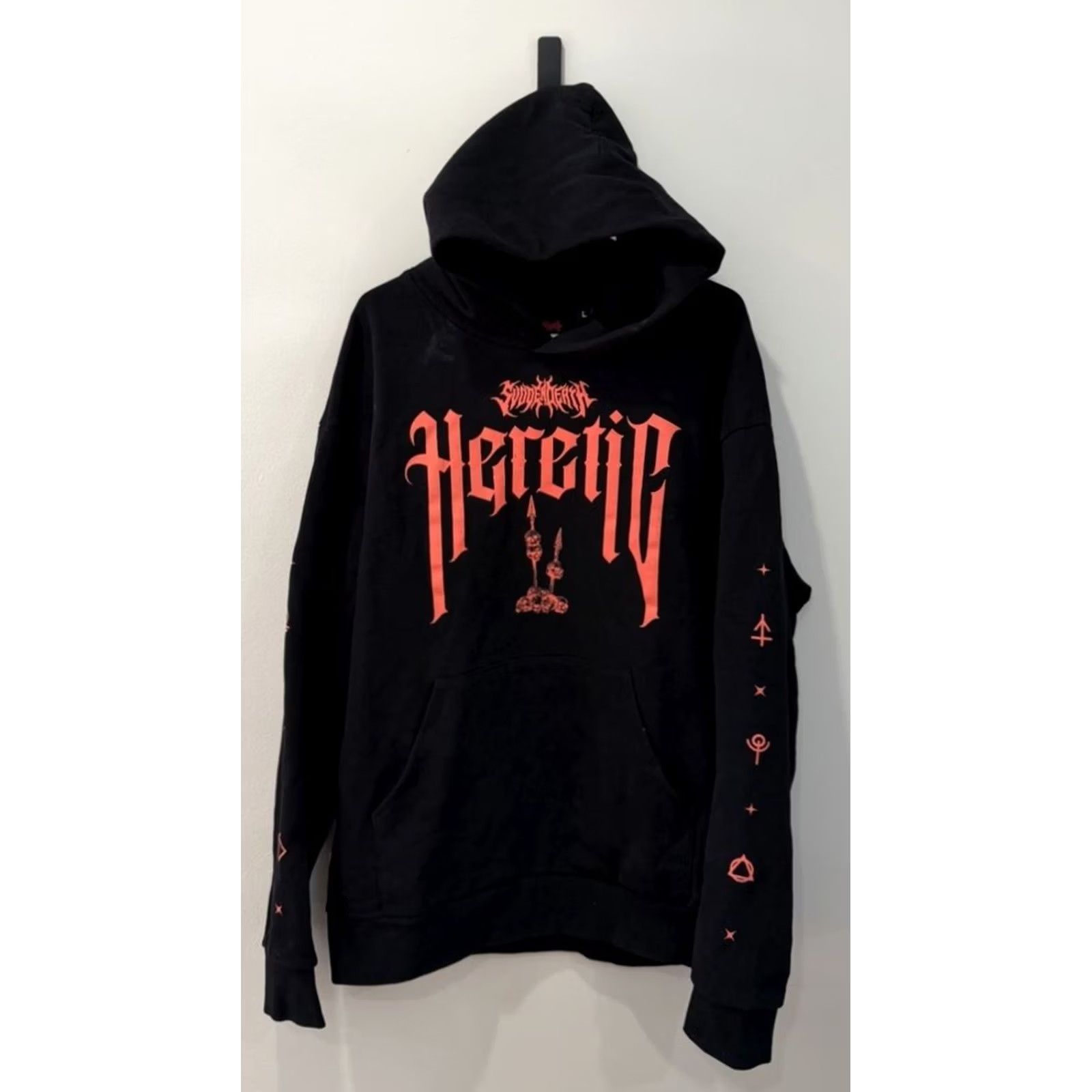 Vintage VINTAGE Marshmello SVDDEN Death Mellodeath Hoodie Mens L (Black) Pullover Sweatshirt Size US L / EU 52-54 / 3 - 2 Thumbnail