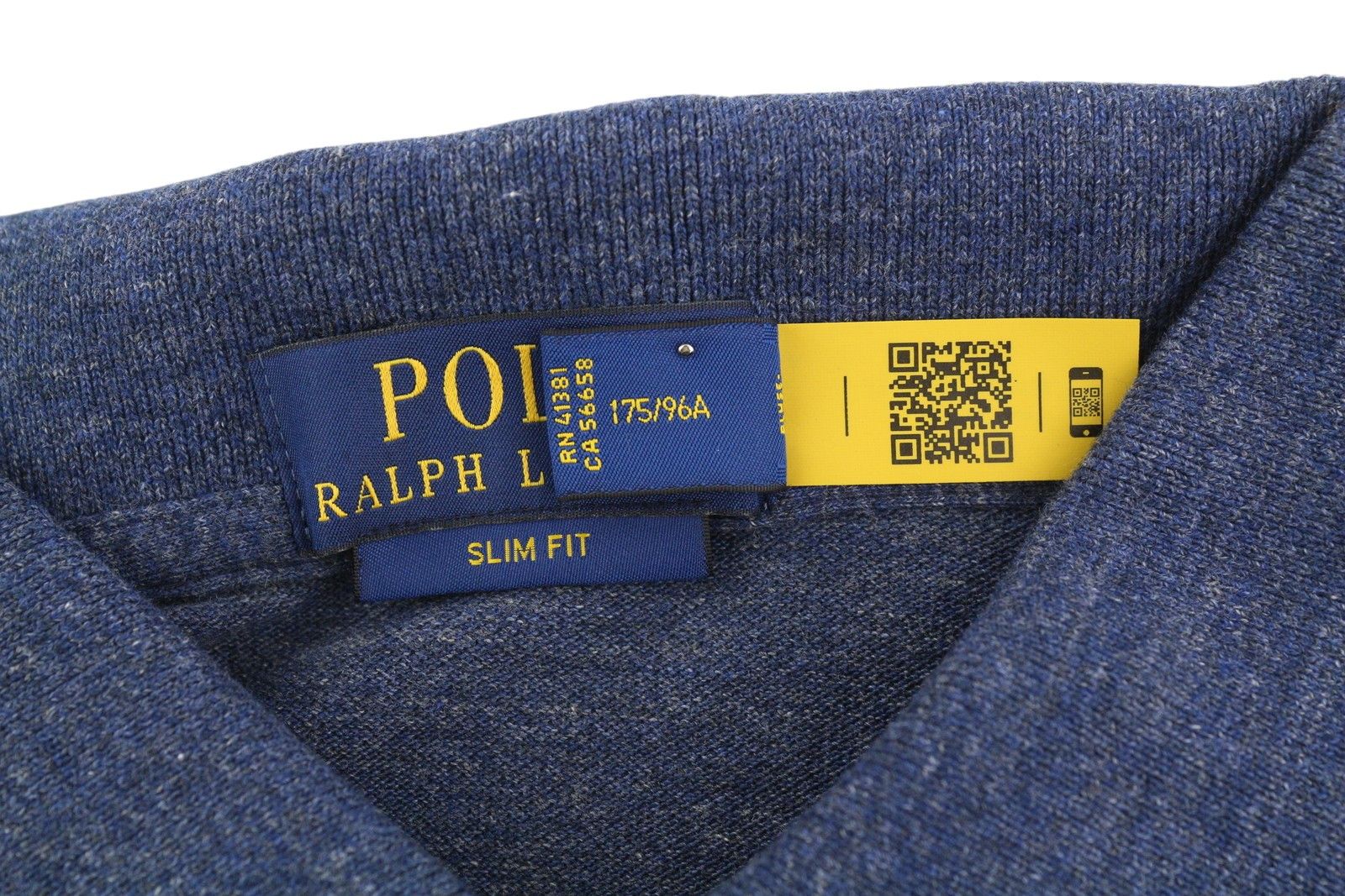 Polo Ralph Lauren SLIM FIT M Blue Short Sleeve Polo Neck T-Shirt 84540 Size US M / EU 48-50 / 2 - 6 Thumbnail