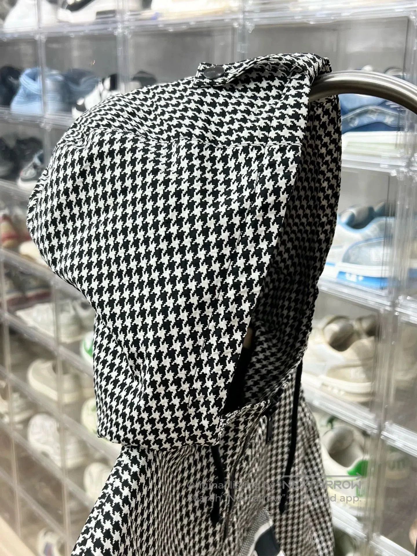 Dior dior houndstooth hooded long sleeve jacket. Size US S / EU 44-46 / 1 - 6 Thumbnail