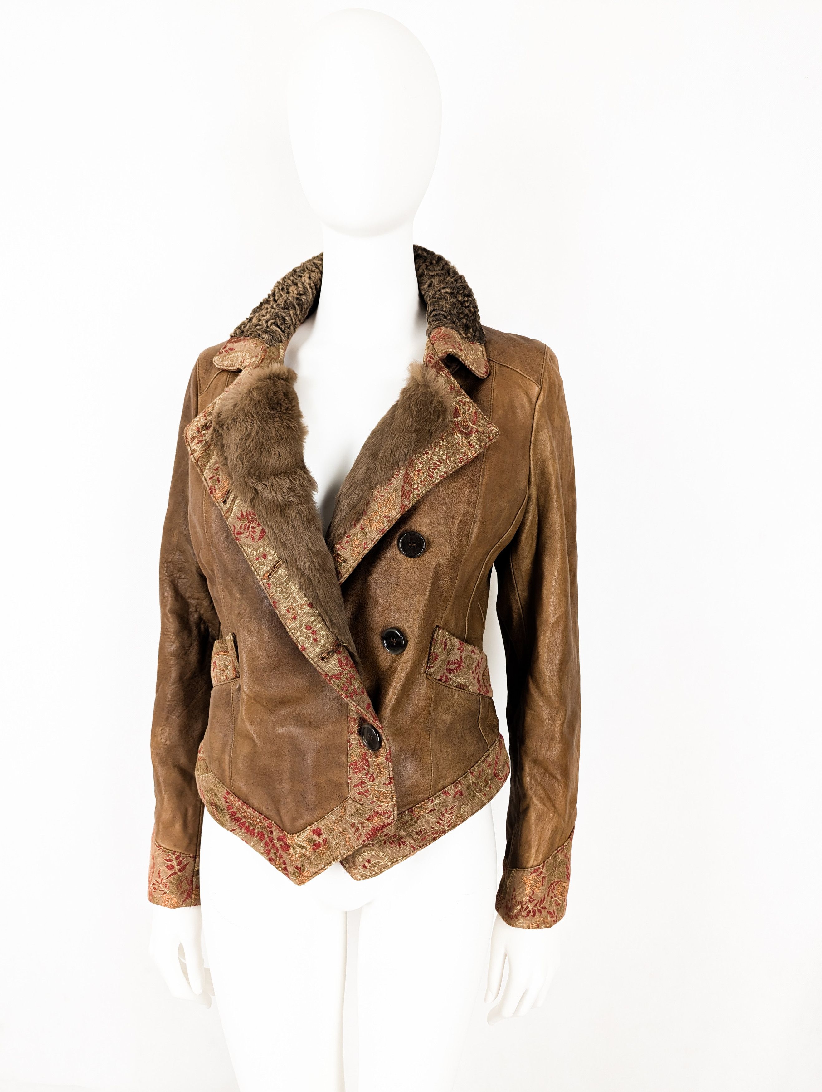 Etro Etro leather jacket with lapin inside Size M / US 6-8 / IT 42-44 - 5 Thumbnail