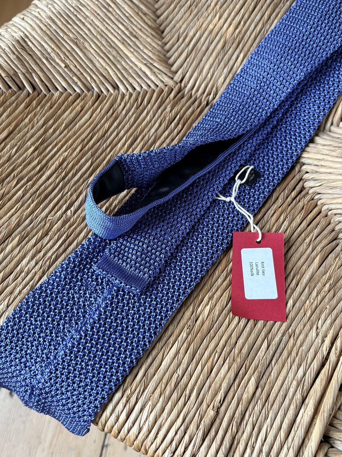 Vintage Vintage Italian Brand SevenFold Handmade Silk Tie Size ONE SIZE - 5 Thumbnail