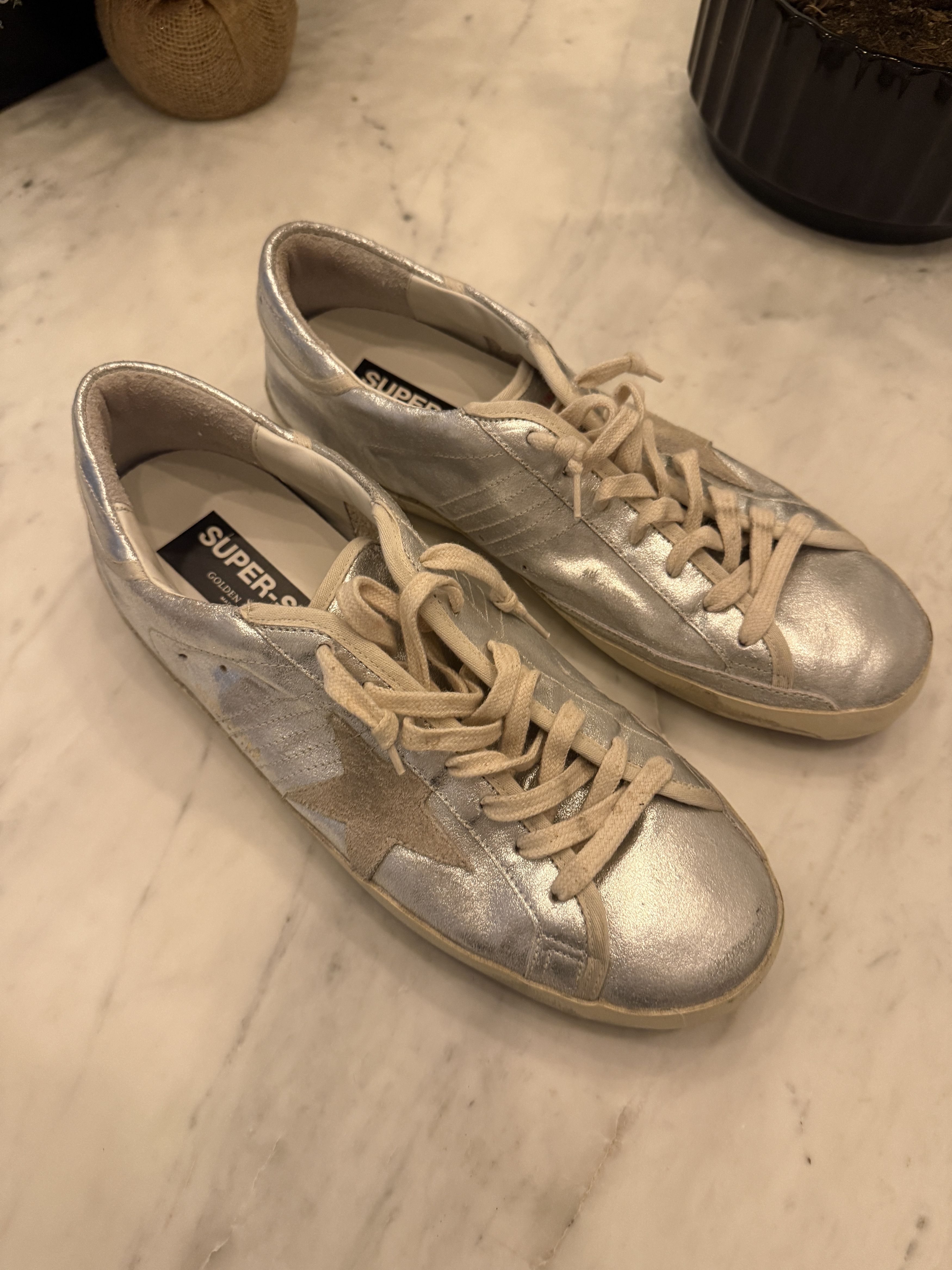 Golden Goose Silver Limited Edition Sneakers