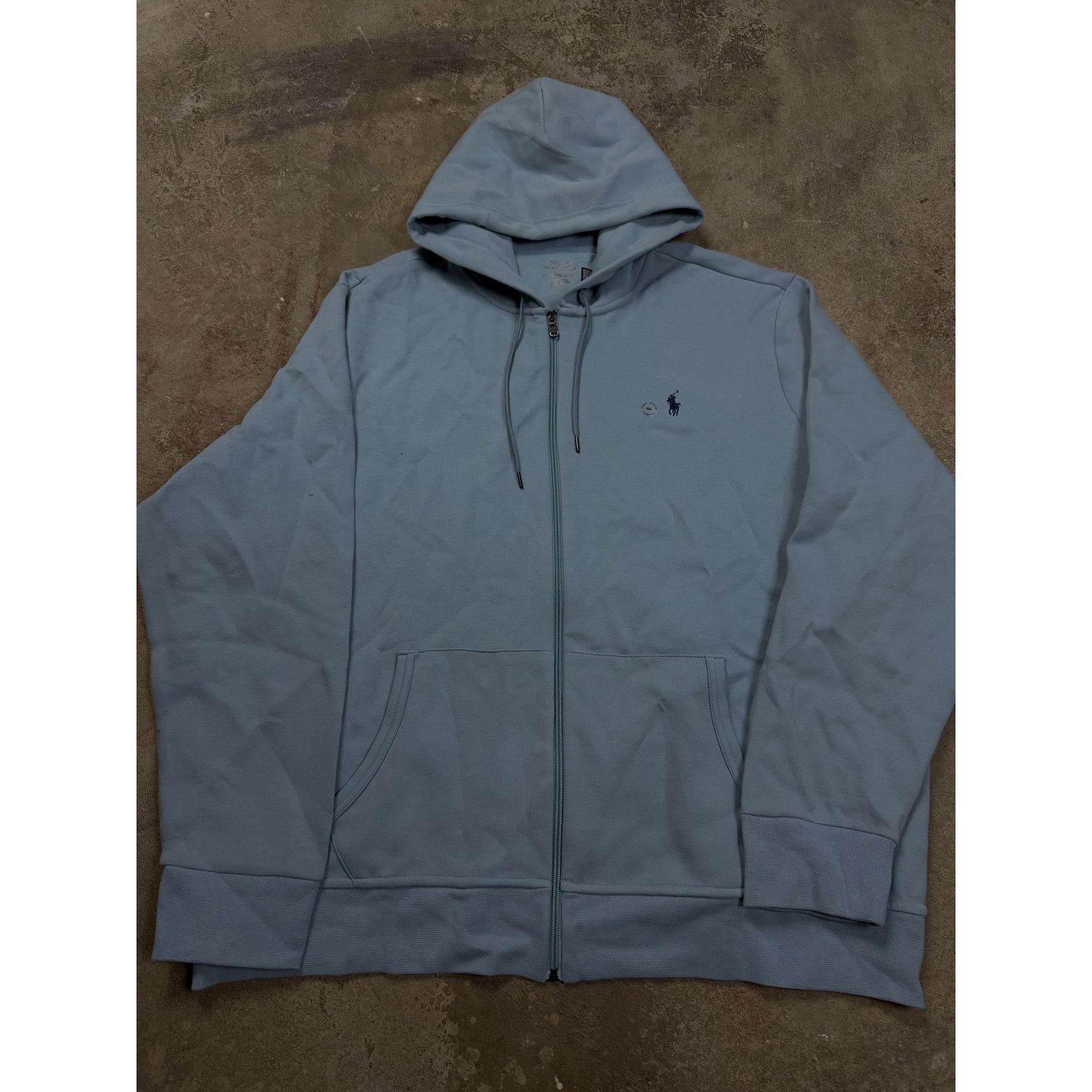 Polo Ralph Lauren Polo Zip Up Baby Blue New With Tags XXL Size US XXL / EU 58 / 5 - 1 Thumbnail