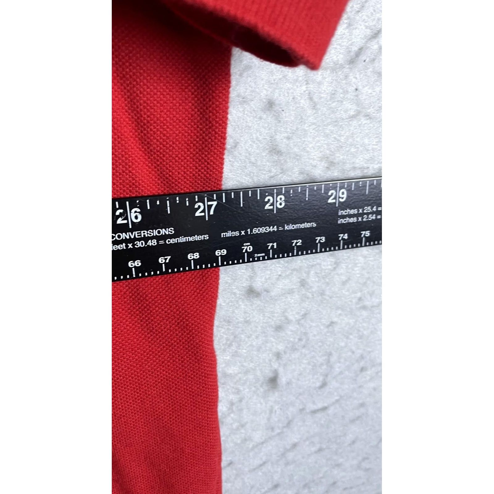 Lacoste Lacoste Polo Shirt Mens 4XL Red Pique Short Sleeve Crocodile Logo Golf Casual Size US XXL / EU 58 / 5 - 4 Thumbnail