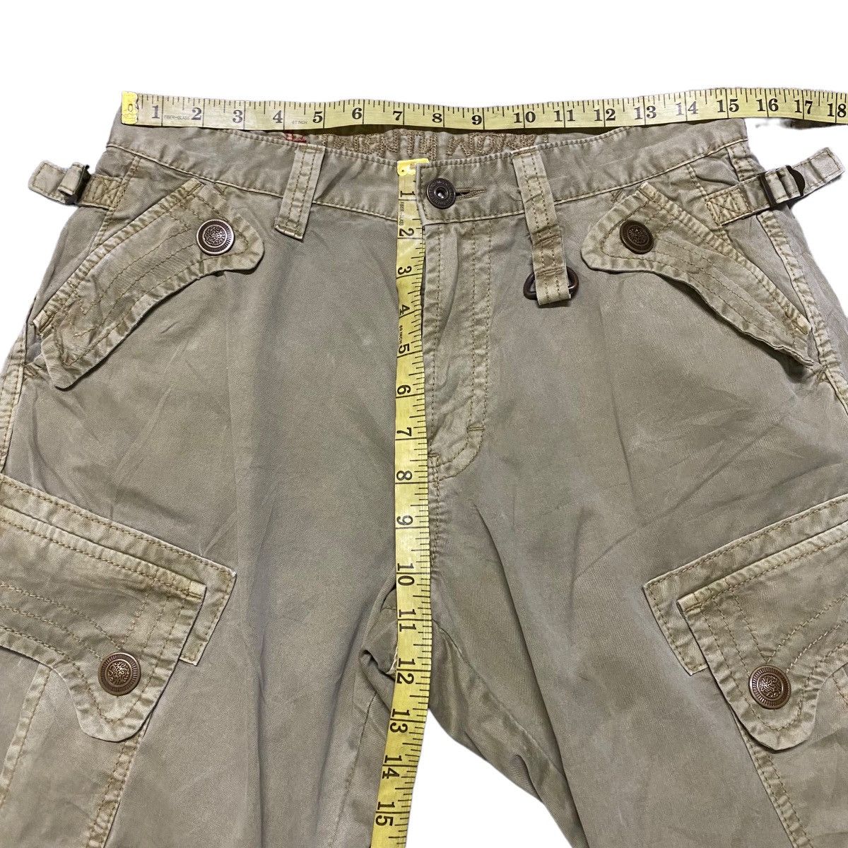 Japanese Brand TWENTY WORKS Multi Pocket Cargo Pants Size US 30 / EU 46 - 19 Thumbnail