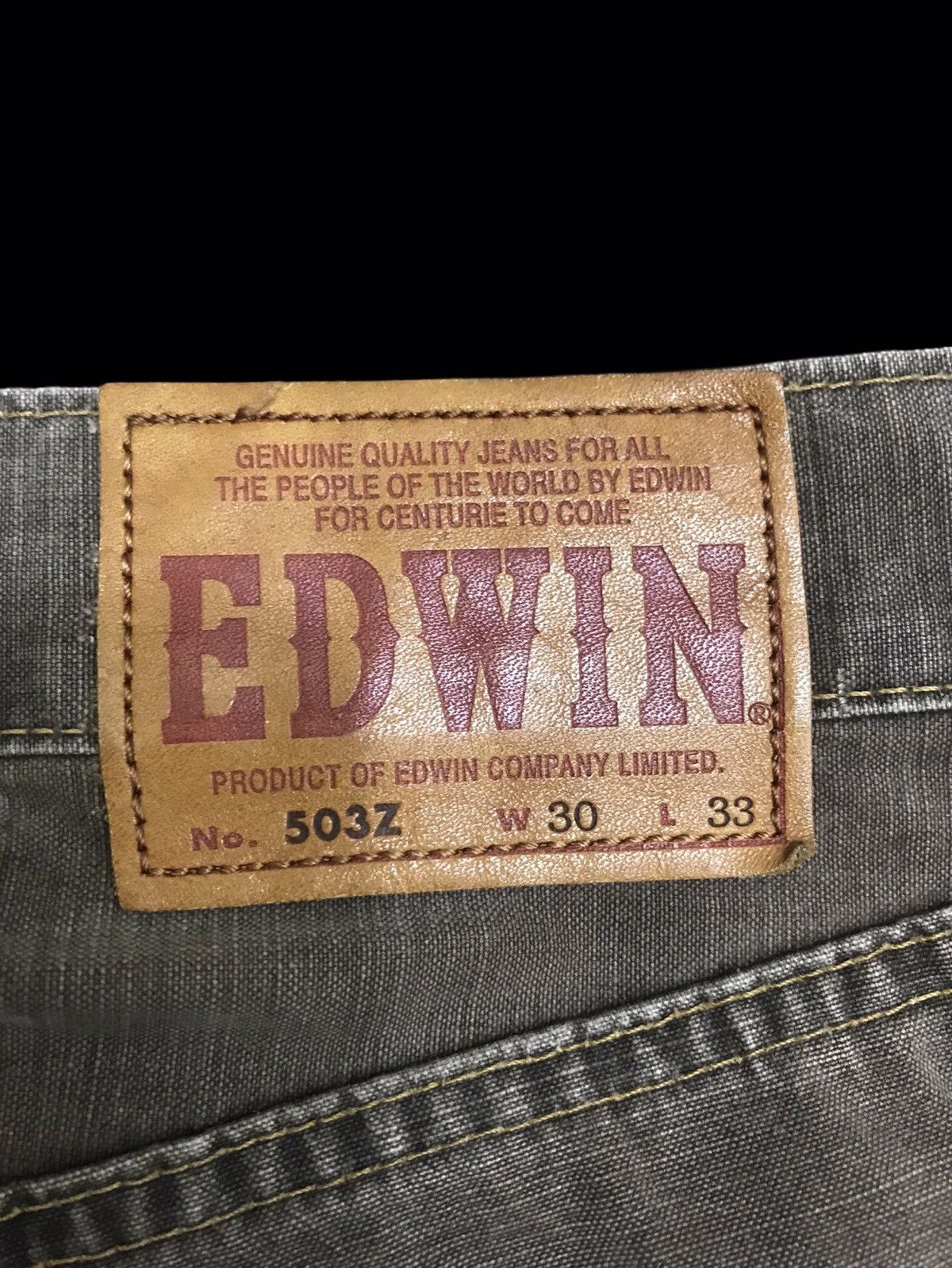 Edwin × Japanese Brand 💥EDWIN LOOSE REBEL DENIM STYLE PANT F365 Size US 29 - 16 Thumbnail