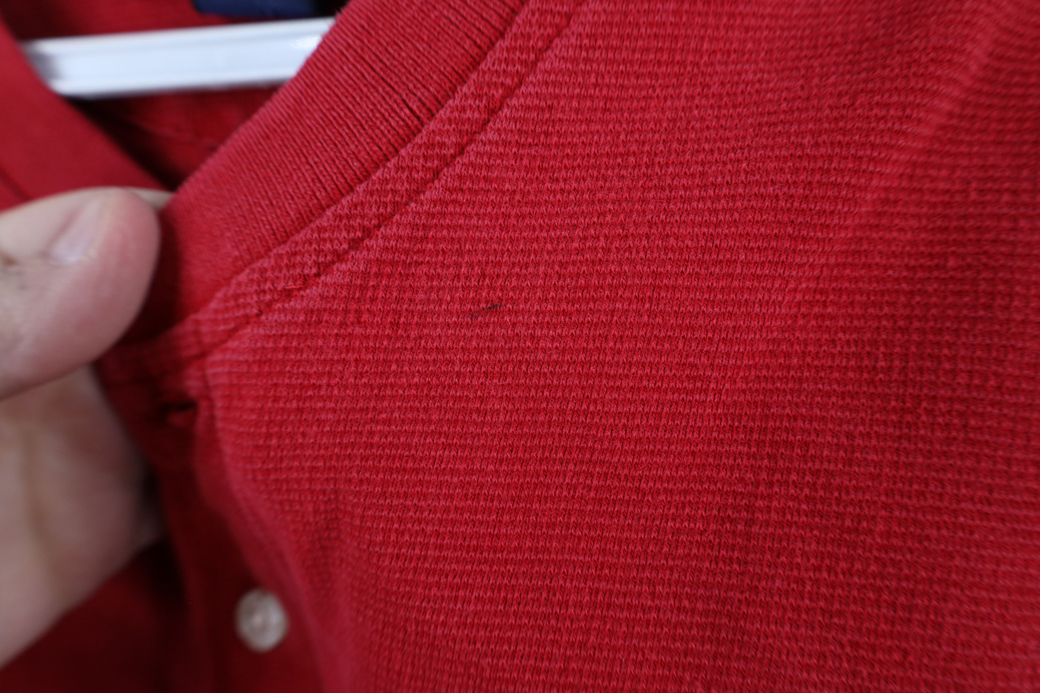 Ralph Lauren × Vintage Vintage 90s Chaps Ralph Lauren Waffle Knit Henley T-Shirt Size US XL / EU 56 / 4 - 5 Thumbnail