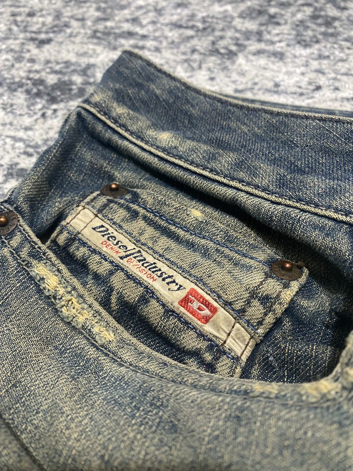 Diesel Vintage Diesel drip hype Washed denim jeans Size US 34 / EU 50 - 7 Thumbnail