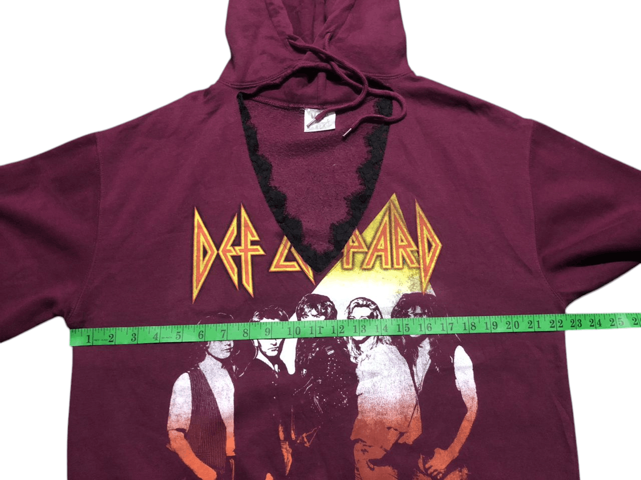 Band Tees × Def Leppard Def Leppard Line Up Hoodie FullOver Custom Size L / US 10 / IT 46 - 12 Thumbnail