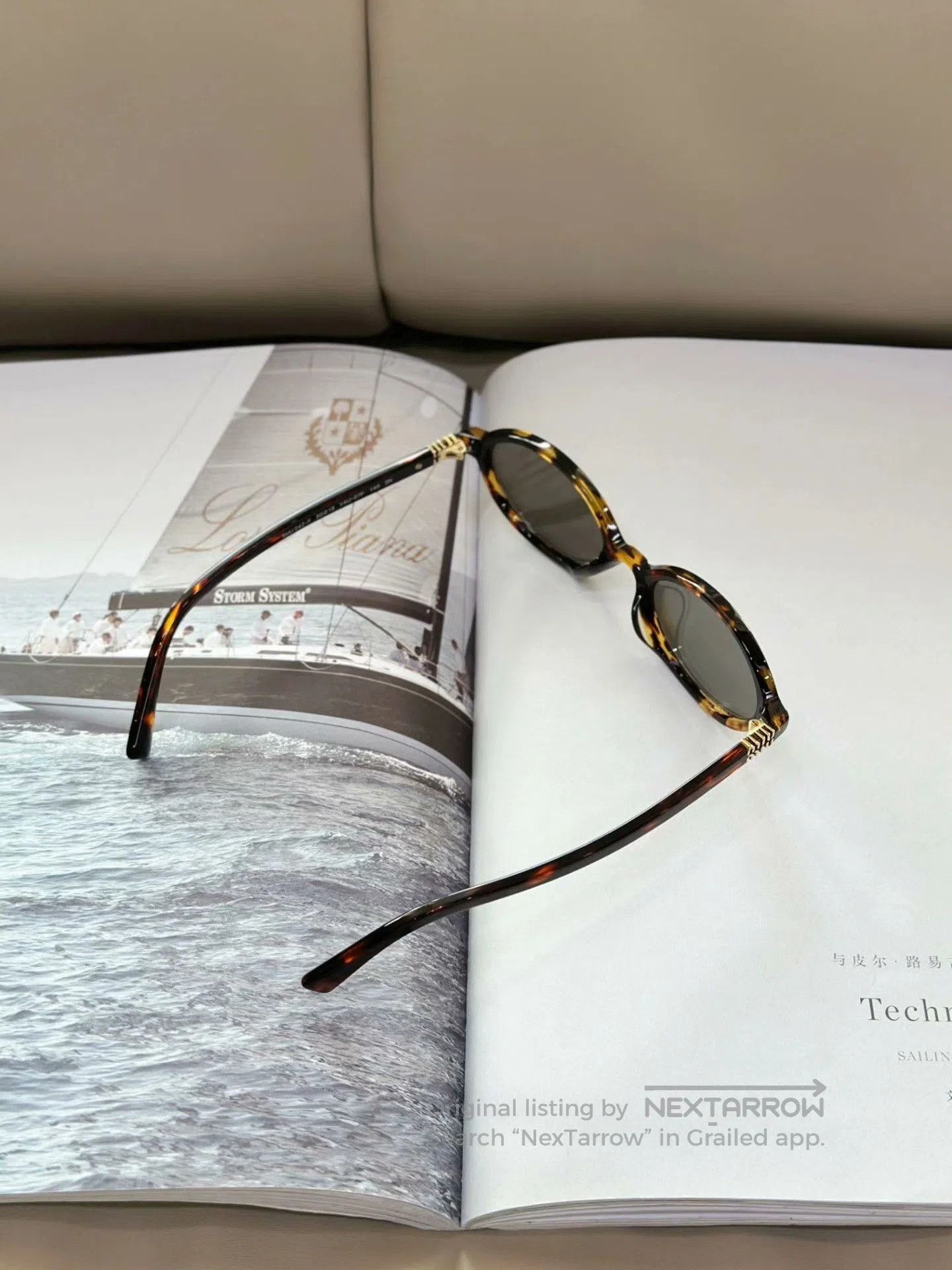 Miu Miu Miu Miu Tortoiseshell Oval Sunglasses. Size ONE SIZE - 5 Thumbnail