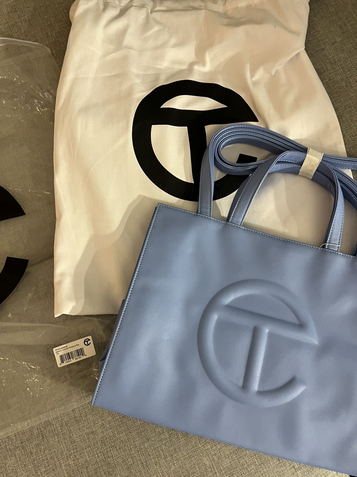 Telfar Telfar Shopping Bag Medium Cerulean Size ONE SIZE - 2 Thumbnail