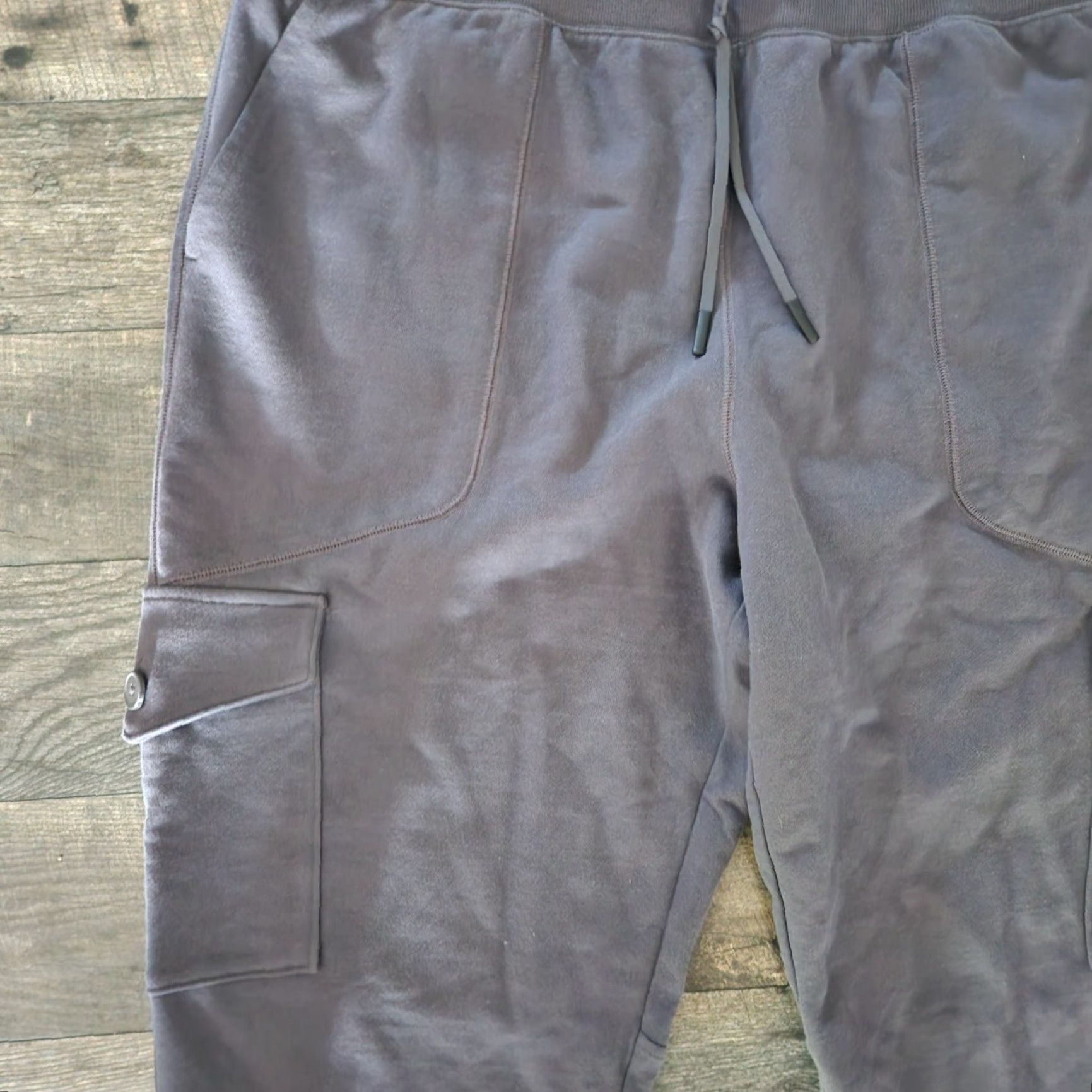 Vintage VRST Commuter Jogger Pants Cargo Mens 2XL Gray Athletic Sweatpants Cuffed Pocket New Size US 39 - 6 Thumbnail