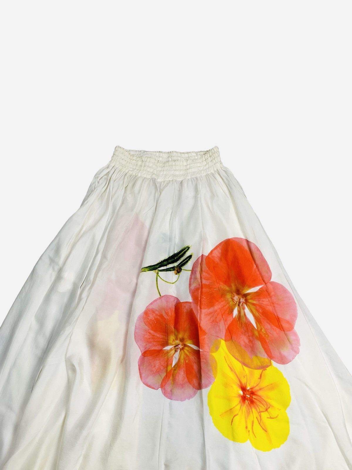 Yohji Yamamoto Y’S Yohji Yamamoto - Flower Flowy Ruffle Skirt Size 29" - 7 Thumbnail