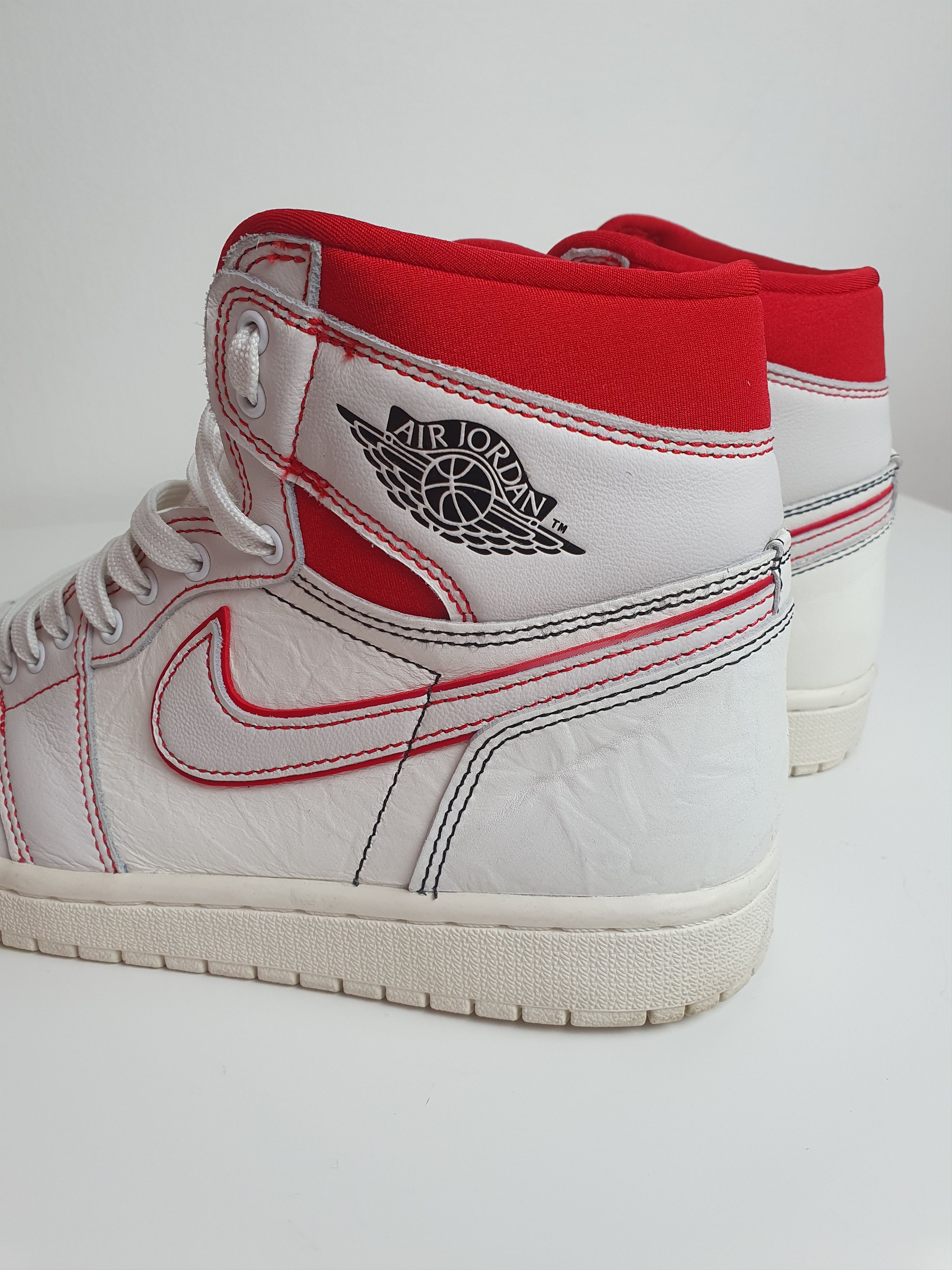 Jordan Brand × Nike Vintage Men's shoes Nike Air Jordan HIGH PHANTOM GYM RED Size US 7 / EU 40 - 10 Thumbnail