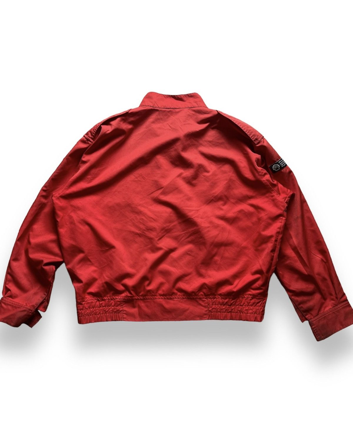 Formula 1 Vintage Japan Formula 1 Shell Workers Dirty Bomber Jacket Size US XL / EU 56 / 4 - 19 Thumbnail