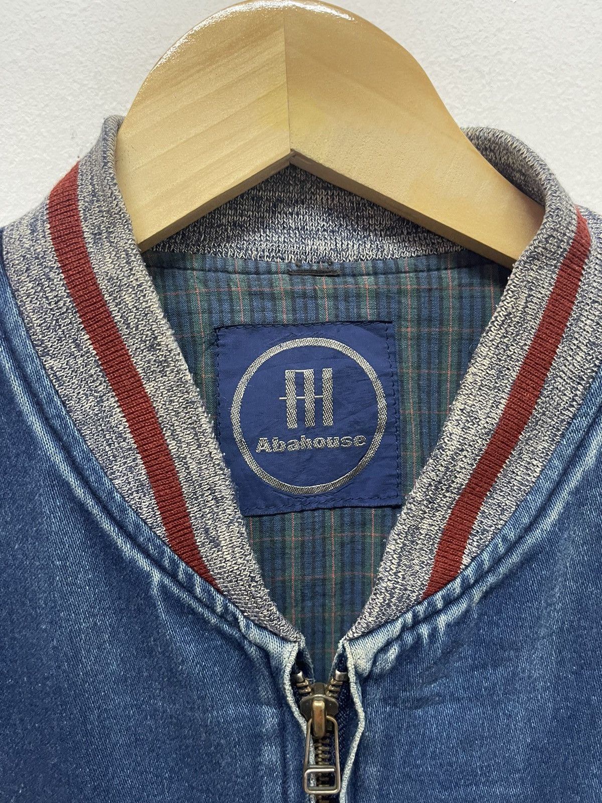 Issey Miyake Vintage Abah House Denim Miyake Varsity Streetwear Size US L / EU 52-54 / 3 - 4 Thumbnail