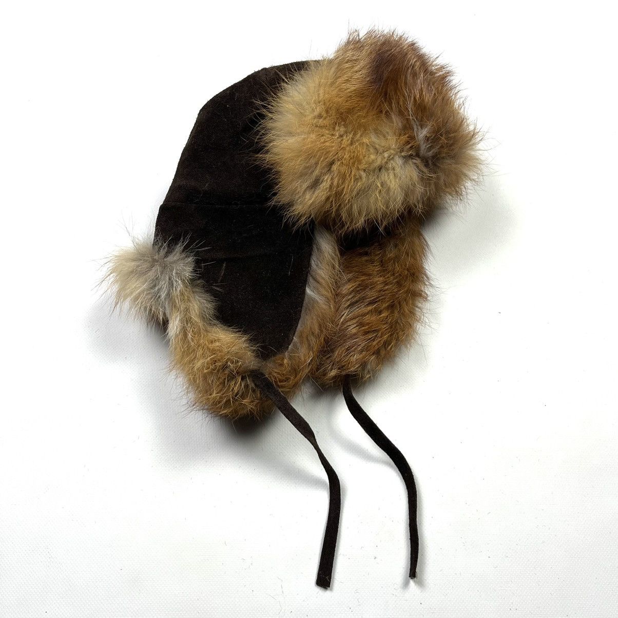 Hysteric Glamour 🦊 Y2K Faux Fur Ushanka Vintage Fuzzy Warm Trapper Hat Size ONE SIZE - 1 Thumbnail