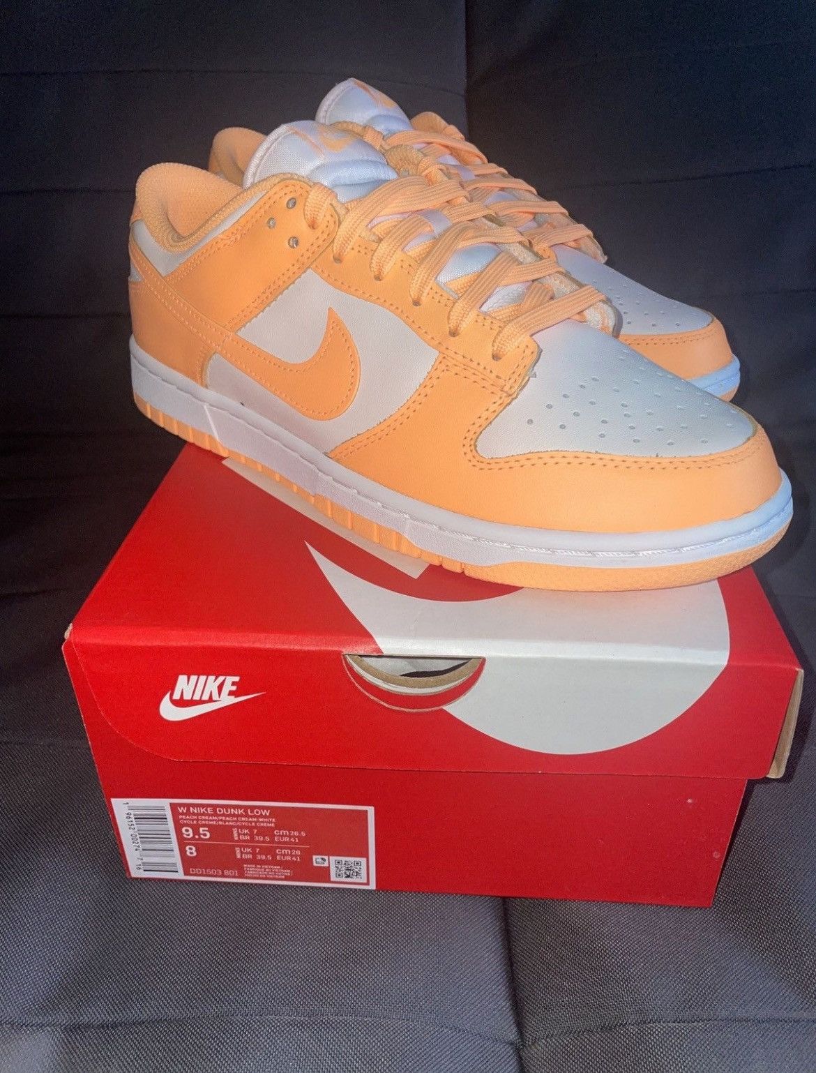 Nike Nike Dunk Peach Size US 9.5 / EU 42-43 - 7 Thumbnail
