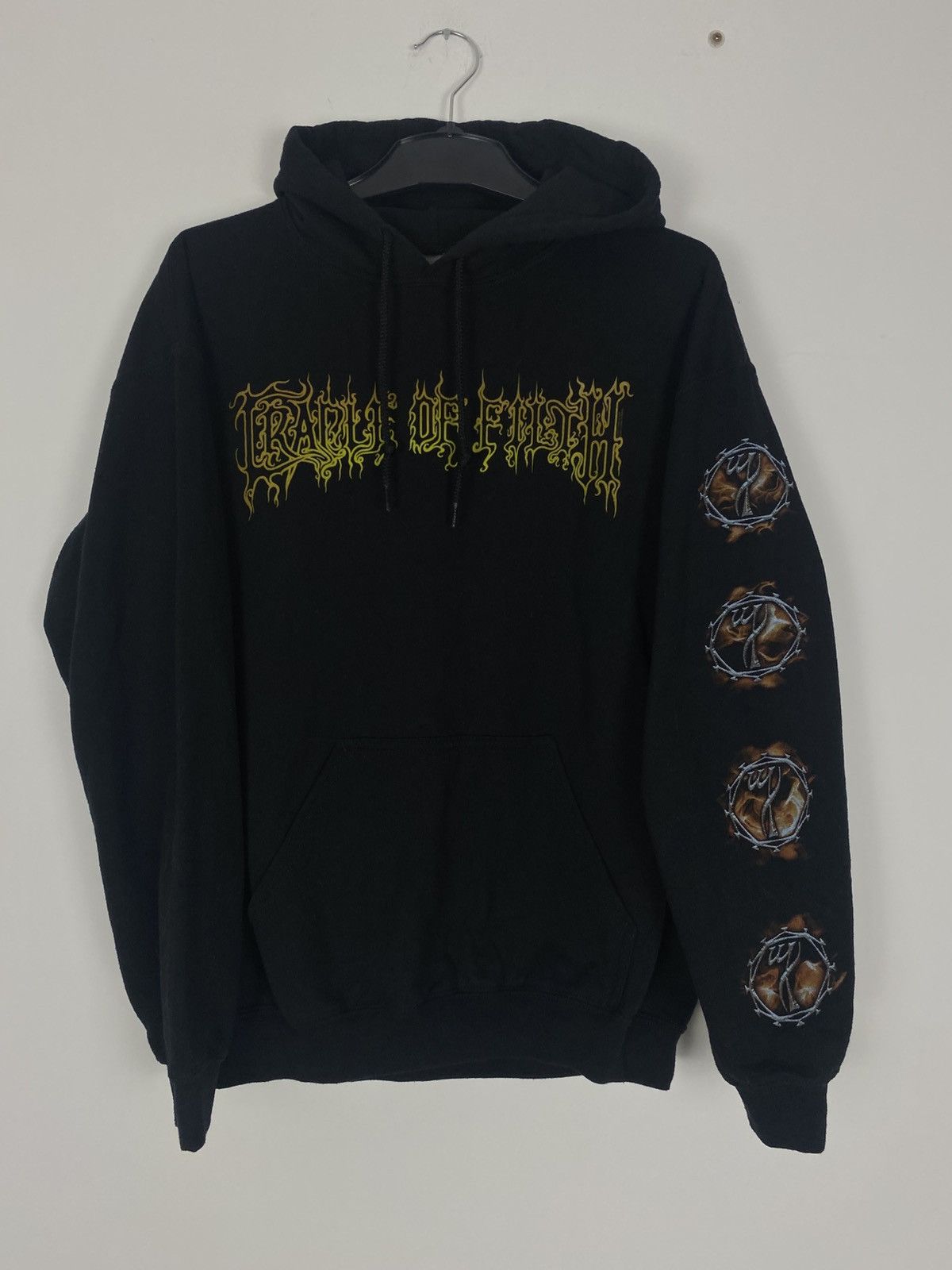 Band Tees Cradle of Filth Nypmhetamine 2021 Hoodie Vintage M gildan Size US M / EU 48-50 / 2 - 10 Thumbnail