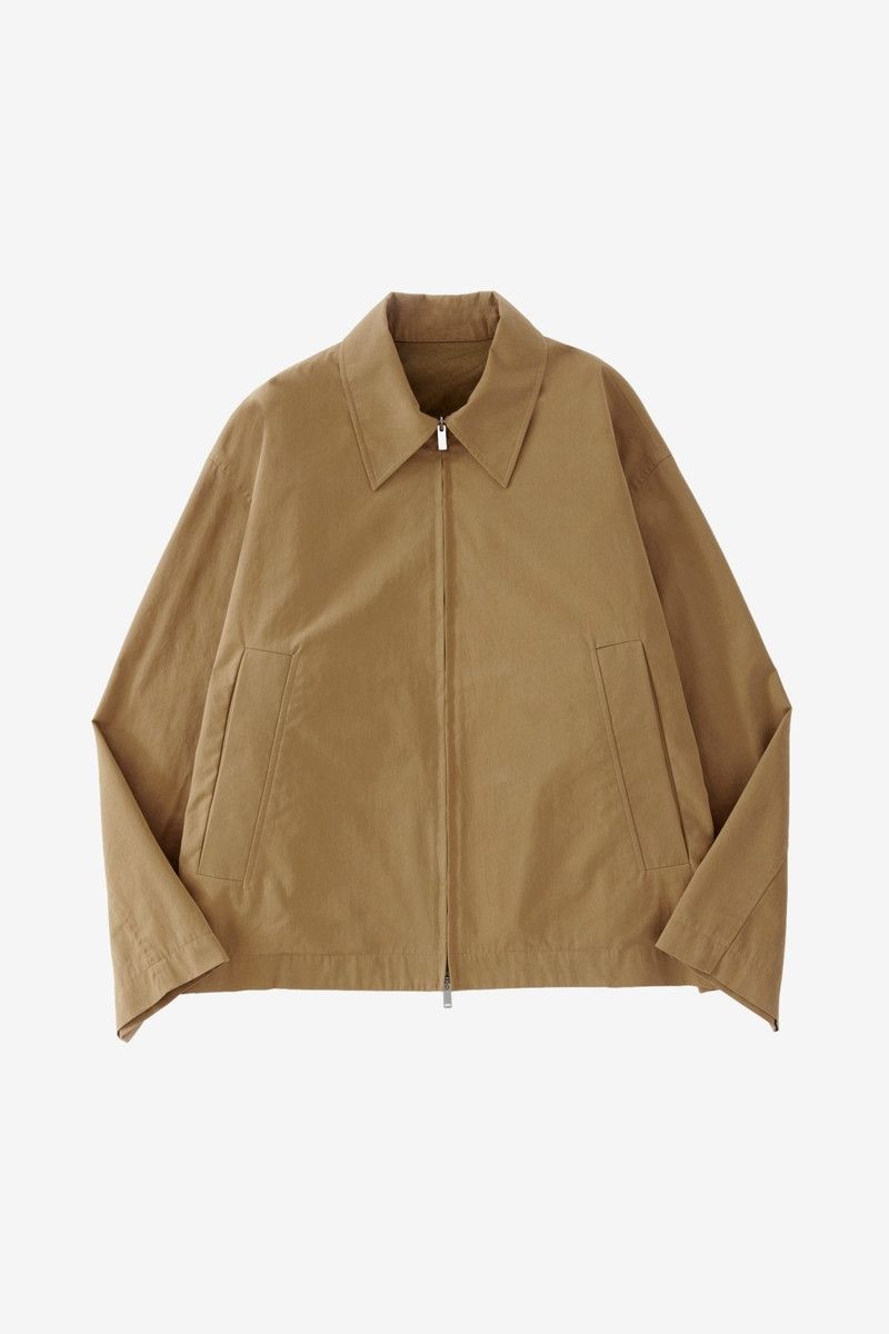 o1mle0824 Easy Zipped Jacket Soil in Brown