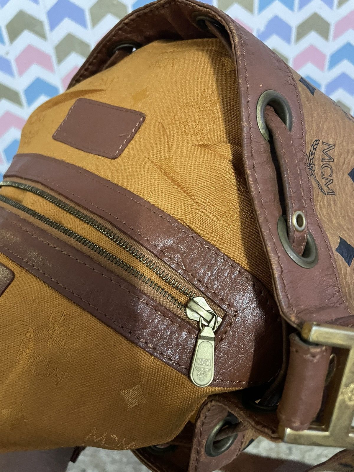 MCM MCM Monogram Bucket Shoulder Size ONE SIZE - 5 Thumbnail