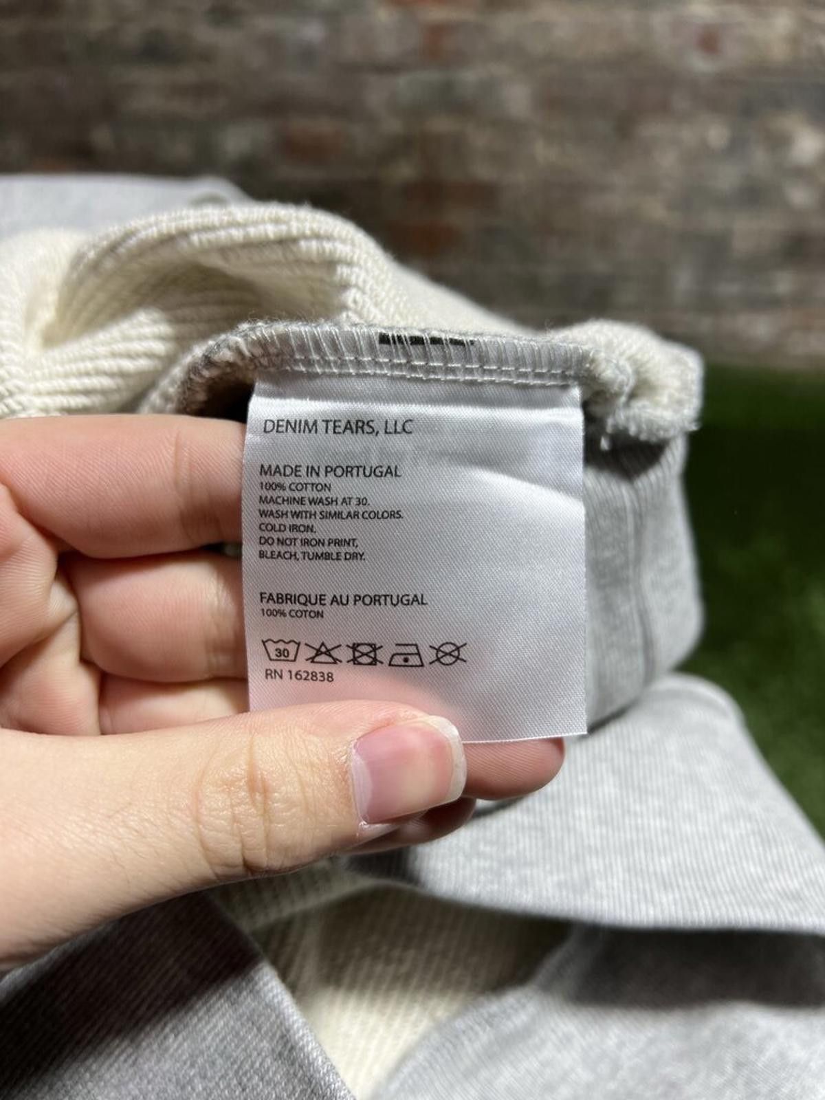DENIM TEARS Denim Tears Systemic Racism Hoodie Grey Sz. XXL Size ONE SIZE - 4 Thumbnail
