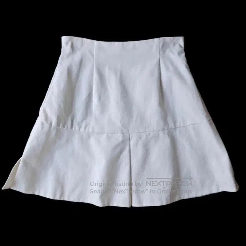 Dior Dior White Cotton Summer Mini Skirt . Size 23" - 1 Thumbnail