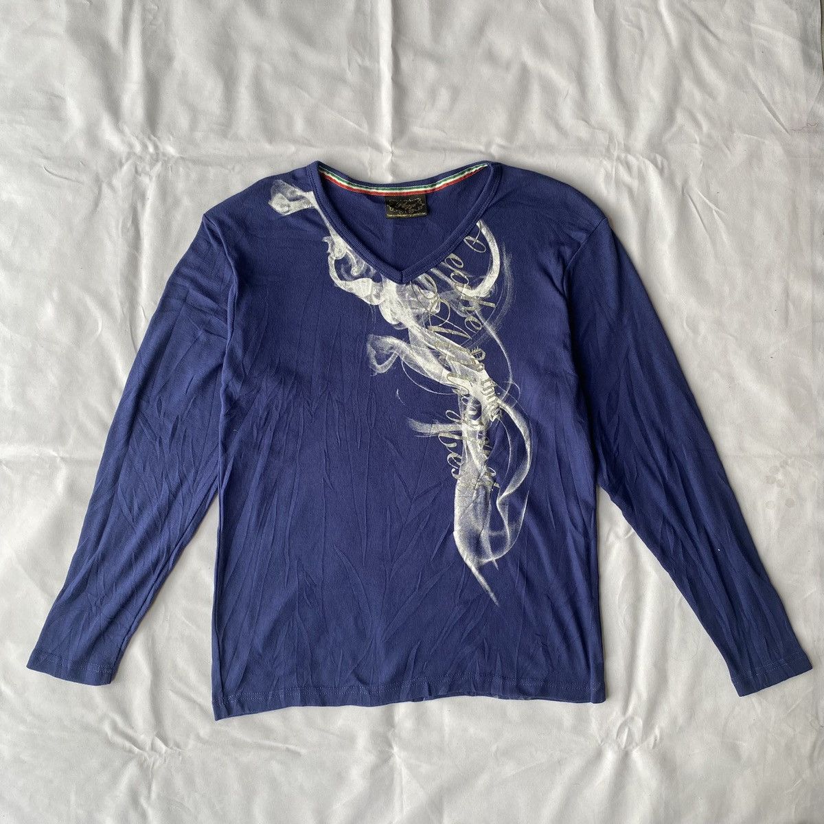 Hysteric Glamour × If Six Was Nine × Japanese Brand Japanese Vintage Poem Smoke Punk Style Long Sleeve Size US L / EU 52-54 / 3 - 1 Thumbnail
