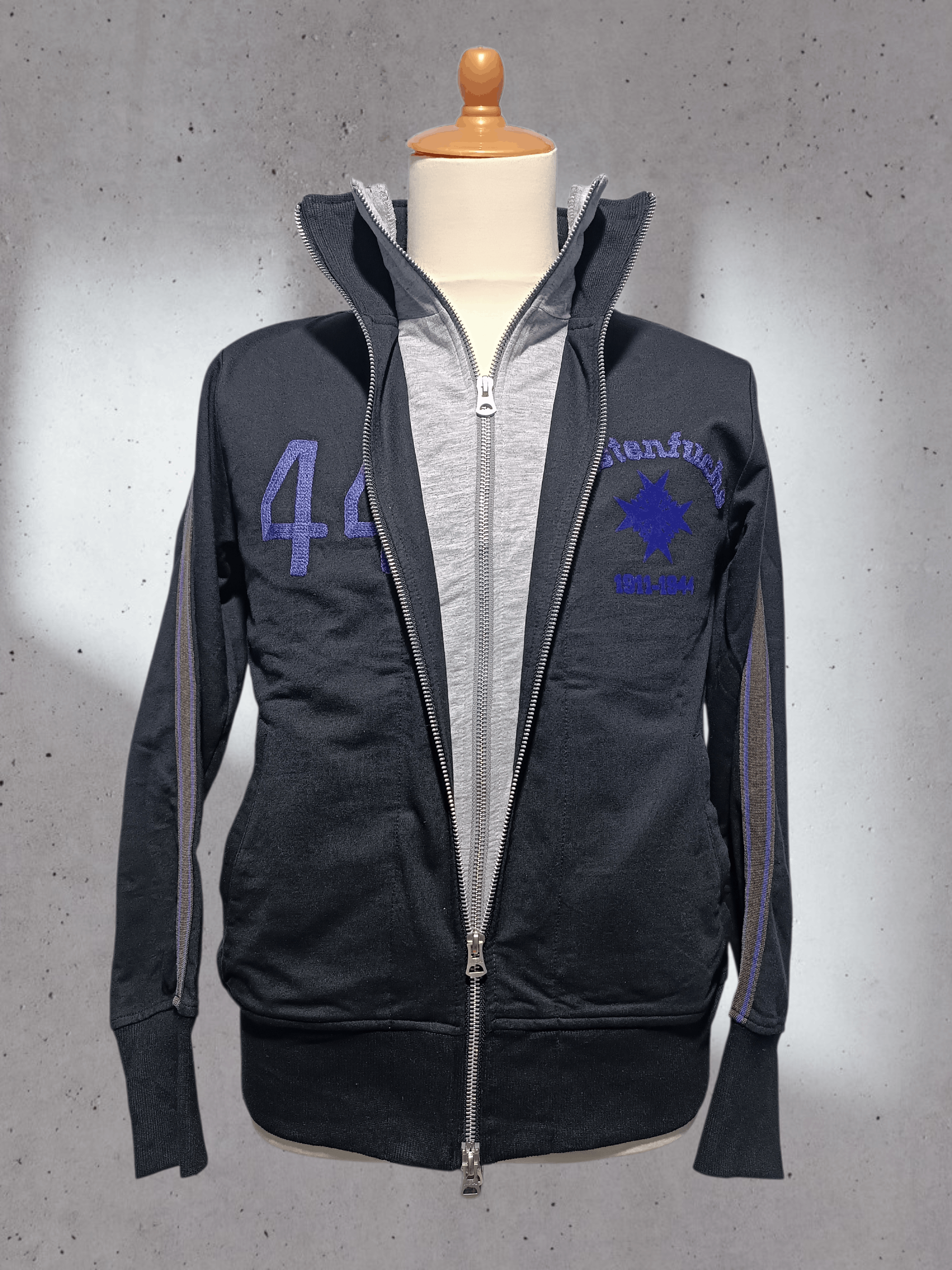PPFM Double Layer Zip Up Sweater
