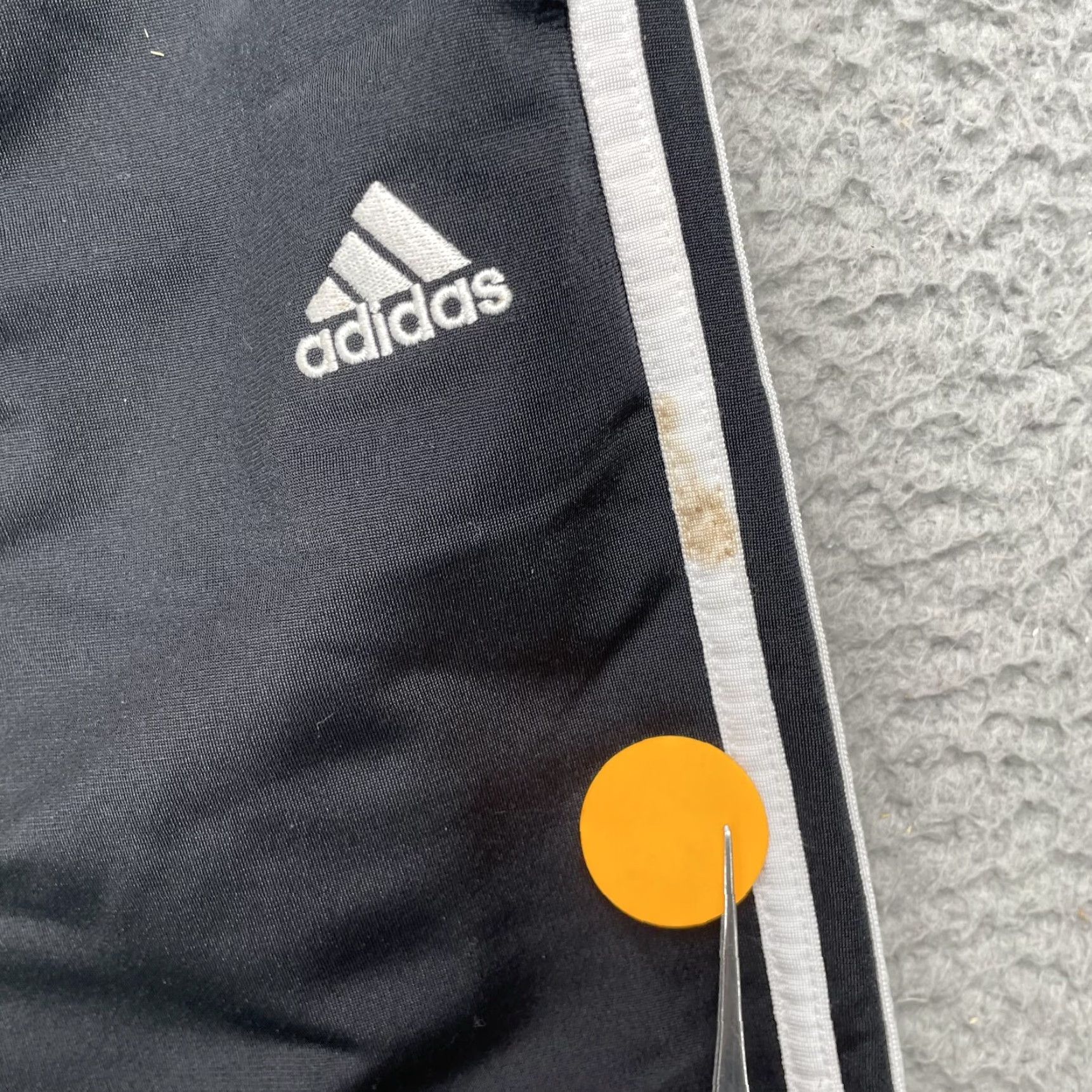 Adidas VINTAGE adidas Track Pants Women XL Black Running Soccer Training Sportswear 90s Size 26" / US 2 / IT 38 - 5 Thumbnail