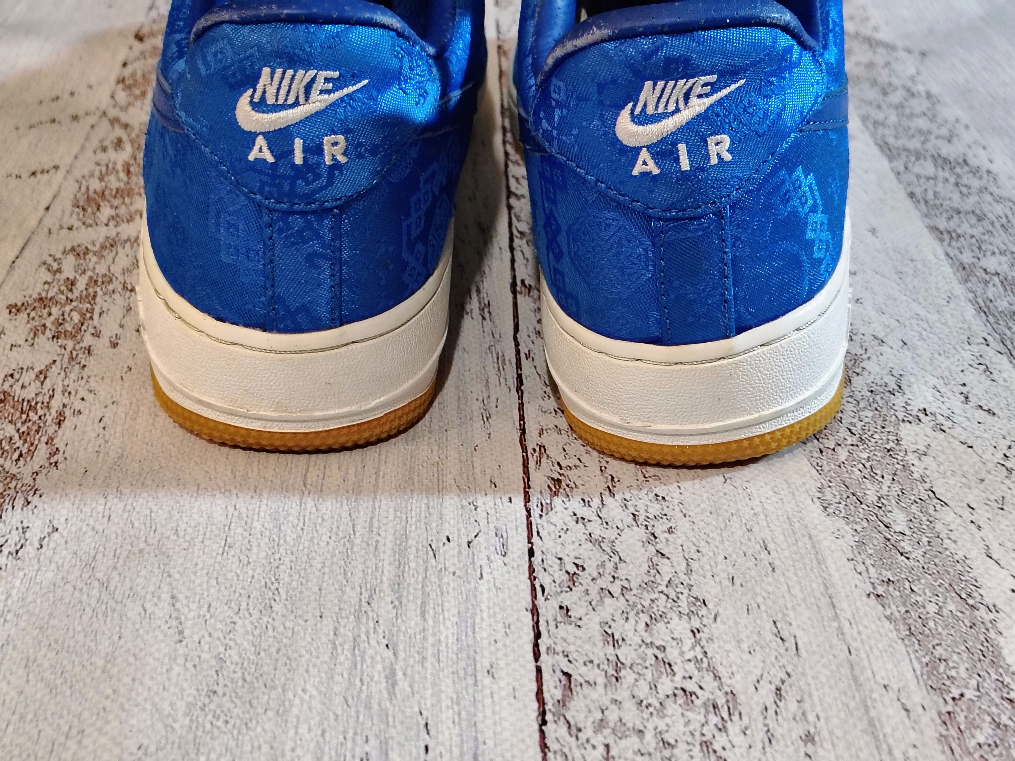 CLOT × Nike Nike Air Force 1 Low Premium CLOT Blue Silk Sz 9 CJ5290-400 Size US 9 / EU 42 - 8 Thumbnail